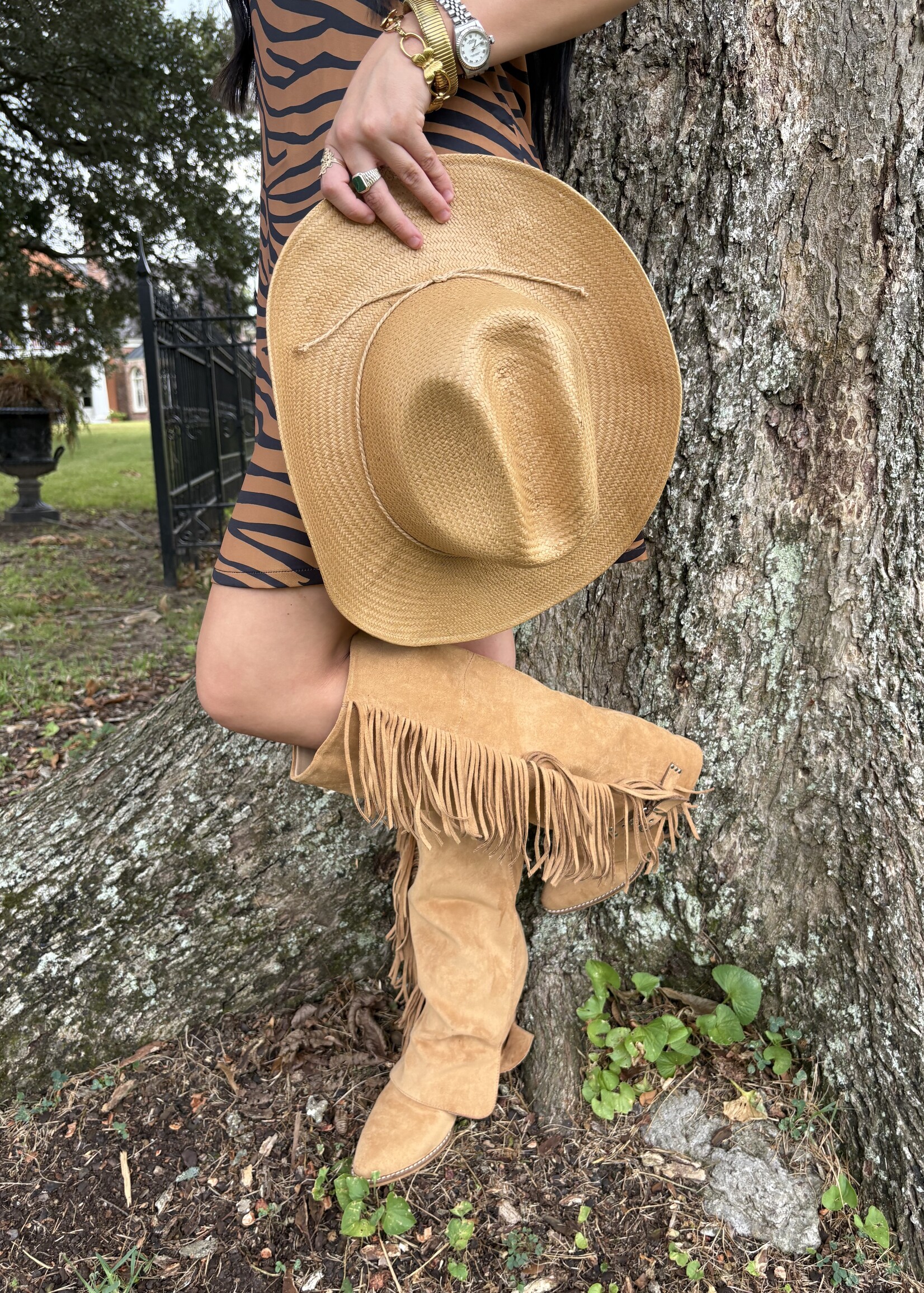 Accity Braided Cowboy Hat