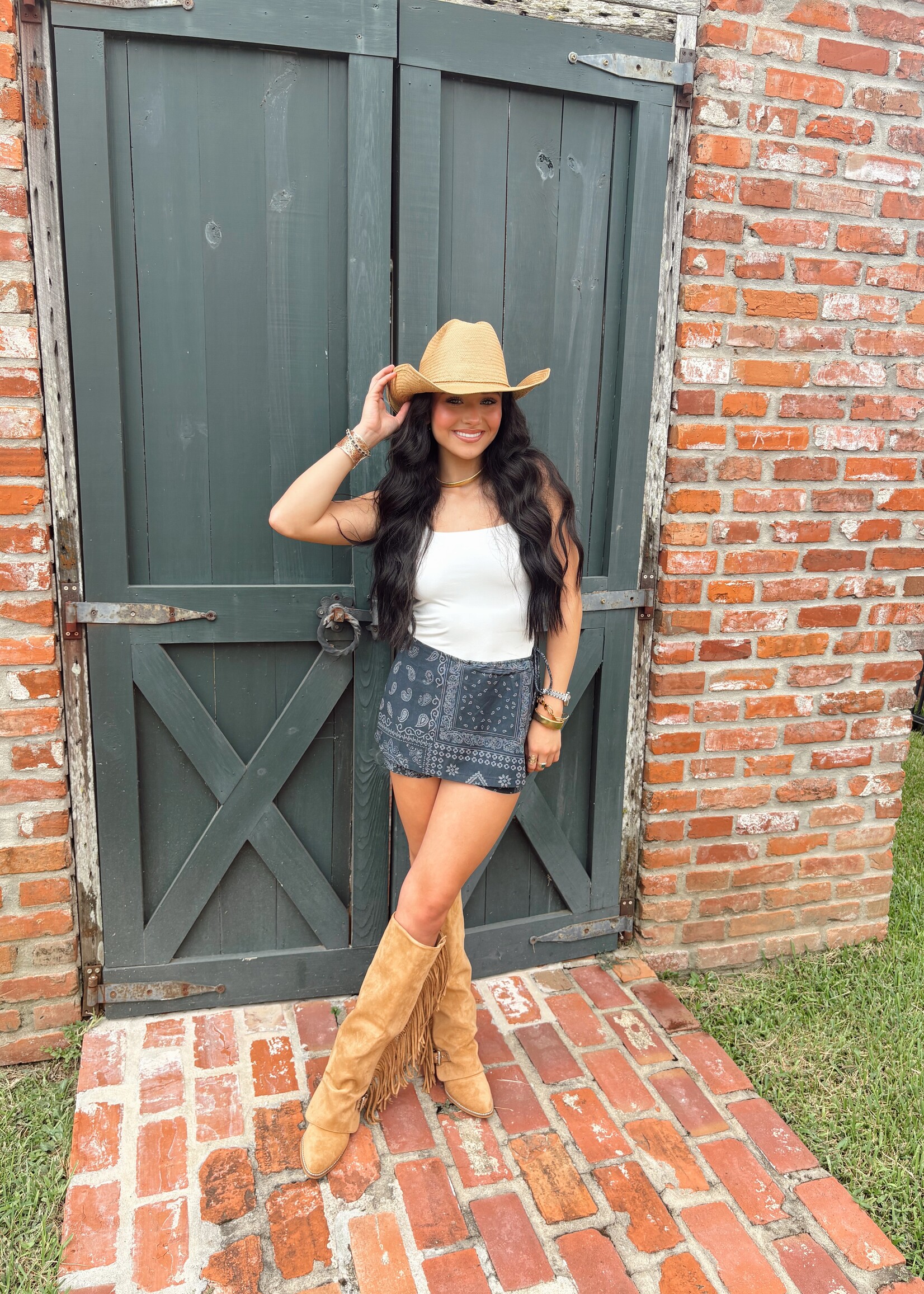 Accity Braided Cowboy Hat