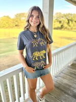 Southern Bayou Sisters & Co. Purple Triple Tigers Tee