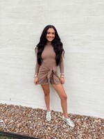 Mccolin Mocha Athletic Skort Dress