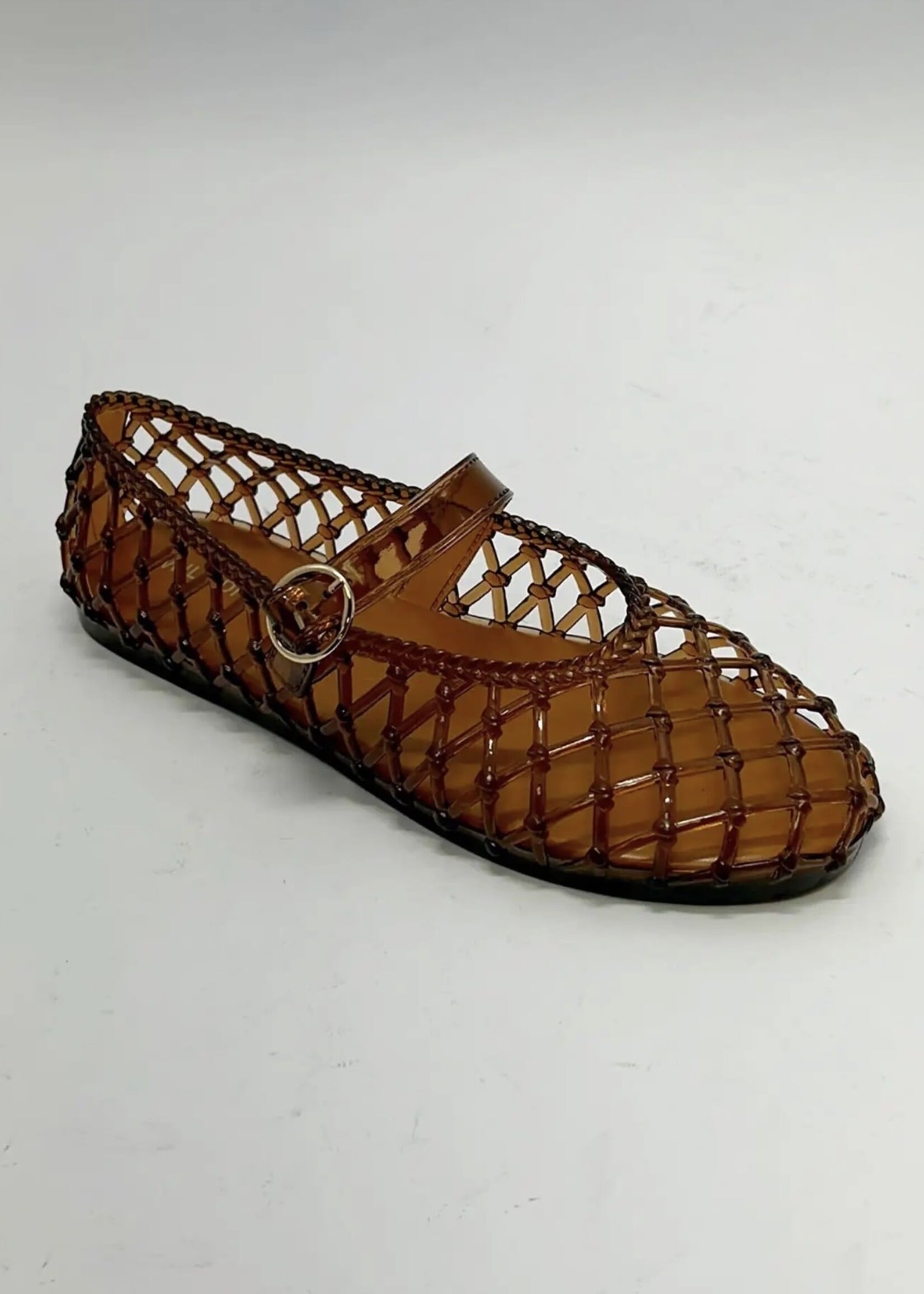 lets see style Brown Mary Jane Jellies