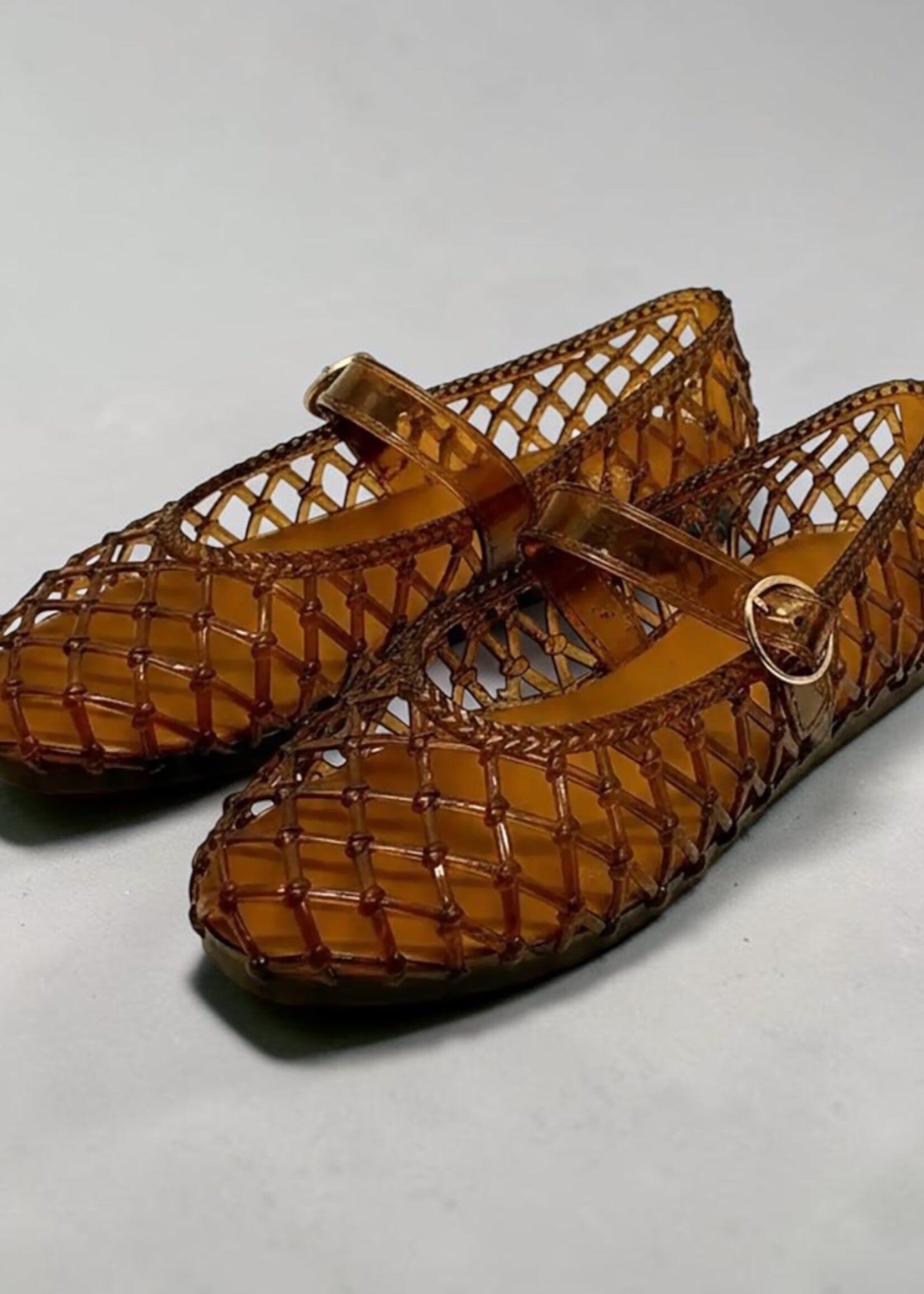 lets see style Brown Mary Jane Jellies