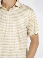 The Royal Standard Gold & White Tiger Performance Polo