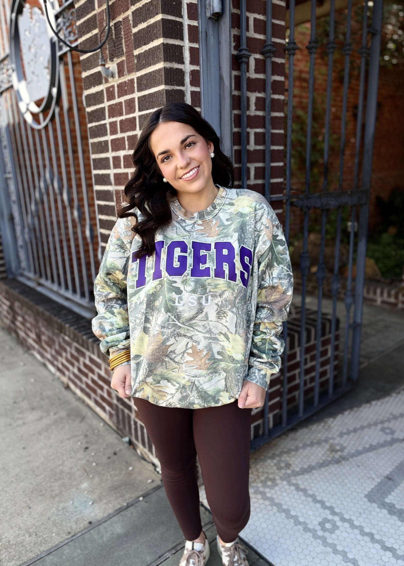 Livylu Tigers Camo Sweatshirt