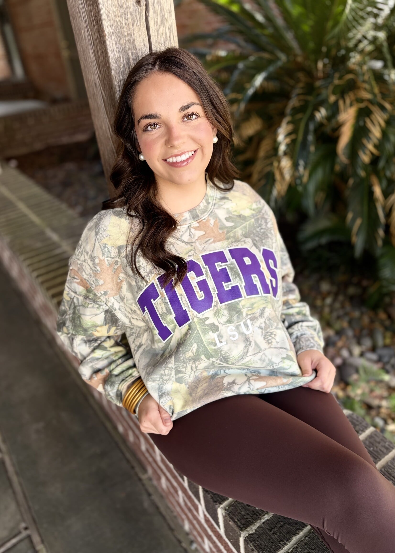 Livylu Tigers Camo Sweatshirt