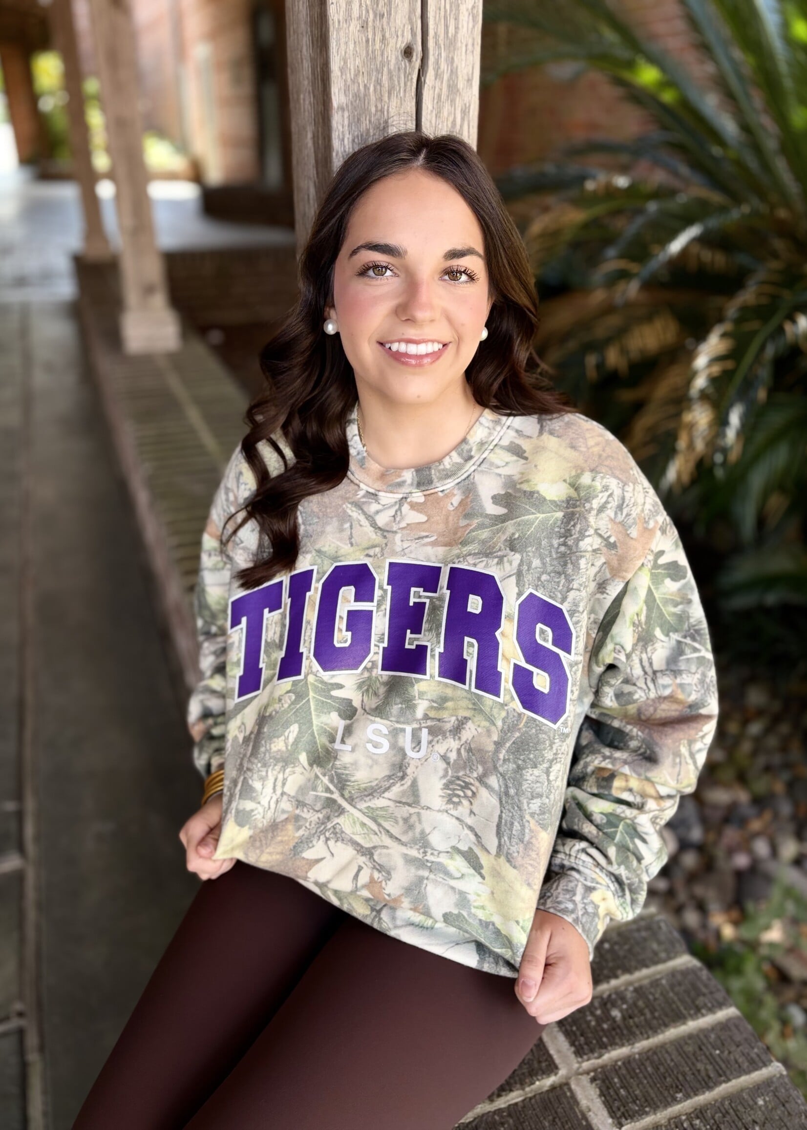 Livylu Tigers Camo Sweatshirt