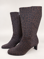 Matisse Footwear Brown Leopard Print Kitten Heel Bootie