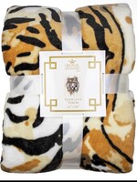 The Royal Standard White Tiger Love Throw 50x60