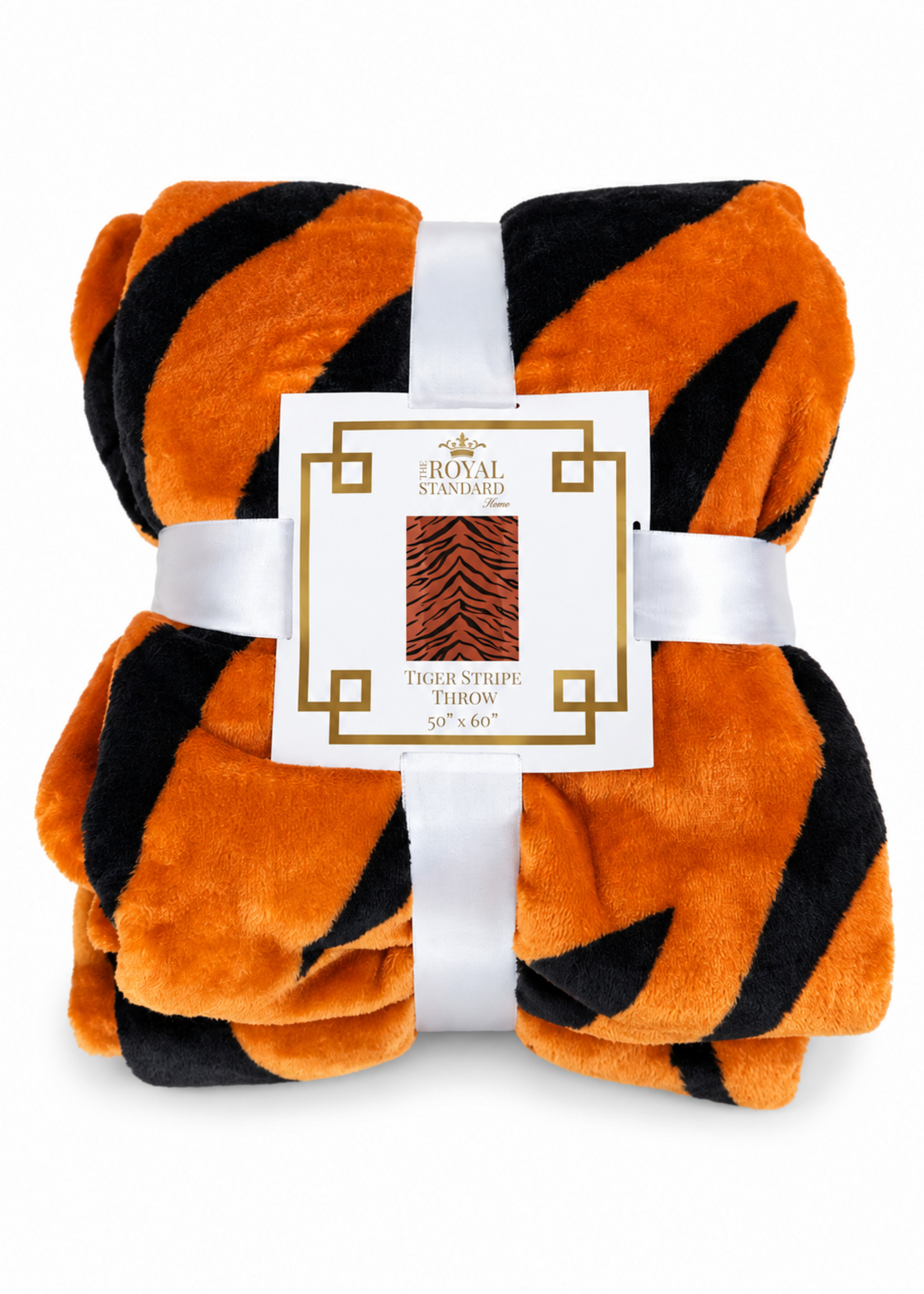 The Royal Standard Tiger Stripe Throw 50x60