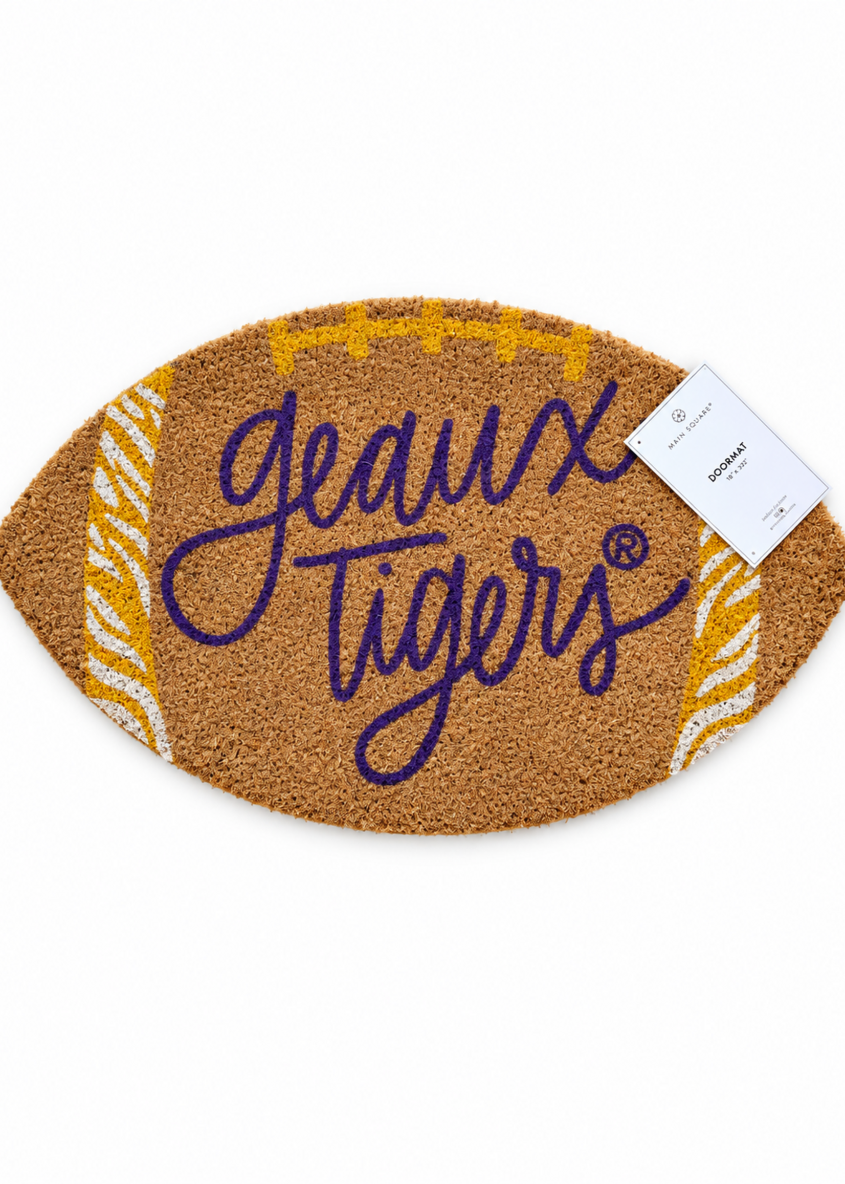 Mary Square Geaux Tigers Football Doormat