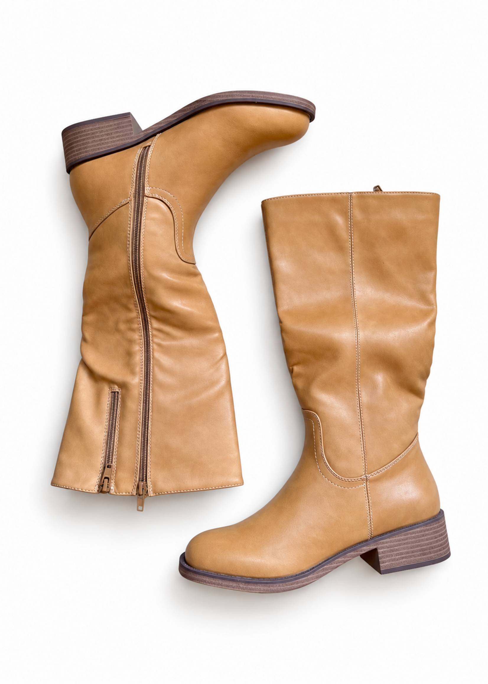 Bloom and Company Camel Tall Riding Boot