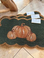 The Royal Standard Green Scallop Pumpkin Doormat