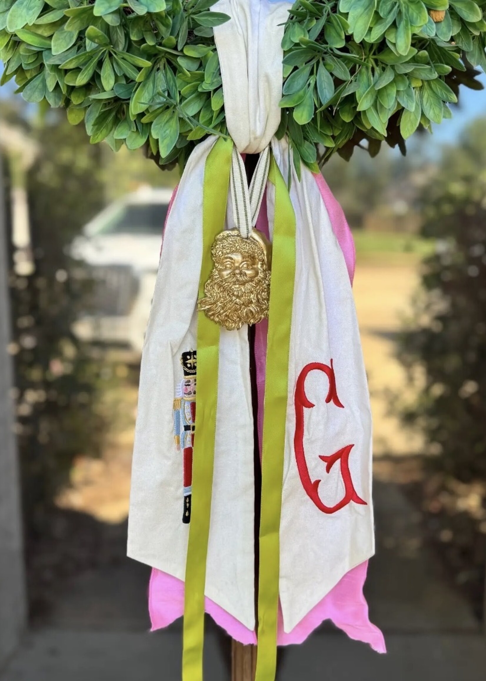 MRS Collective Santa Wreath Ornament