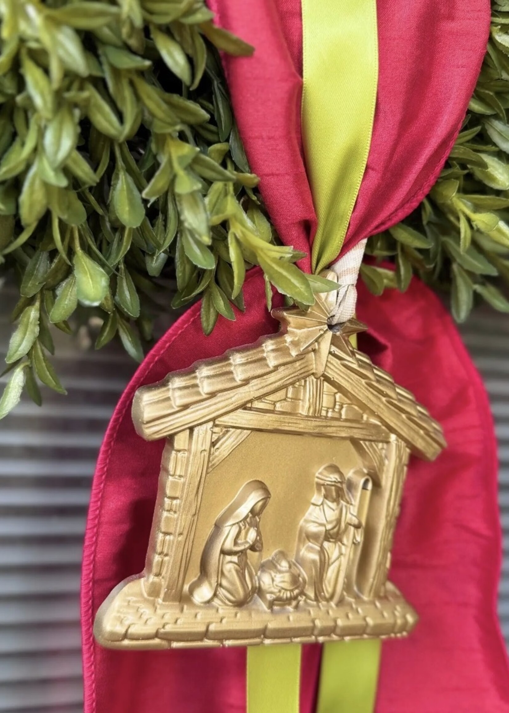MRS Collective Nativity Wreath Ornament