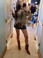 Le Lis Tiger Long Sleeve Top