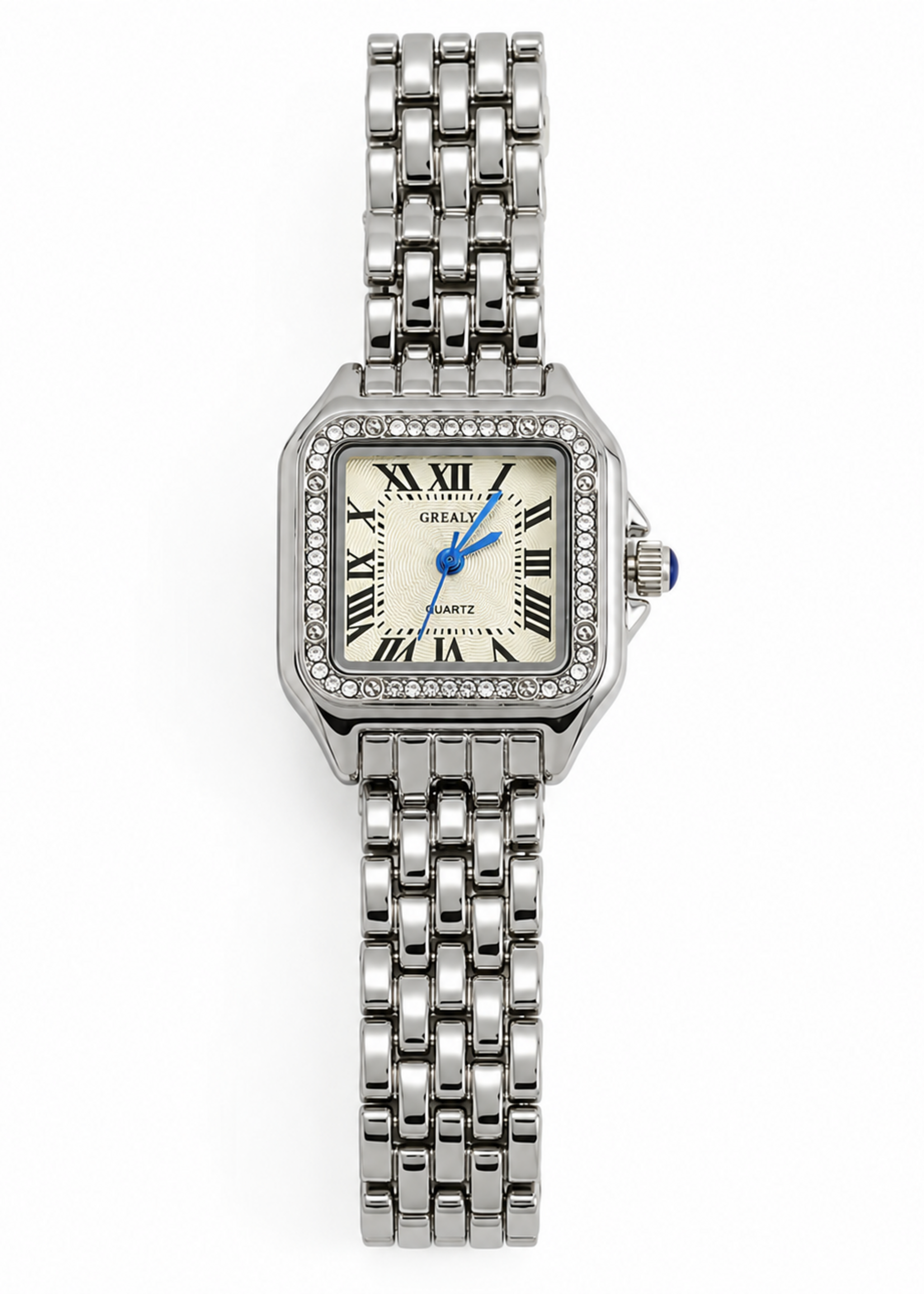 HAVEN + FAYE Collective Sutton Silver Diamond Luxe Watch