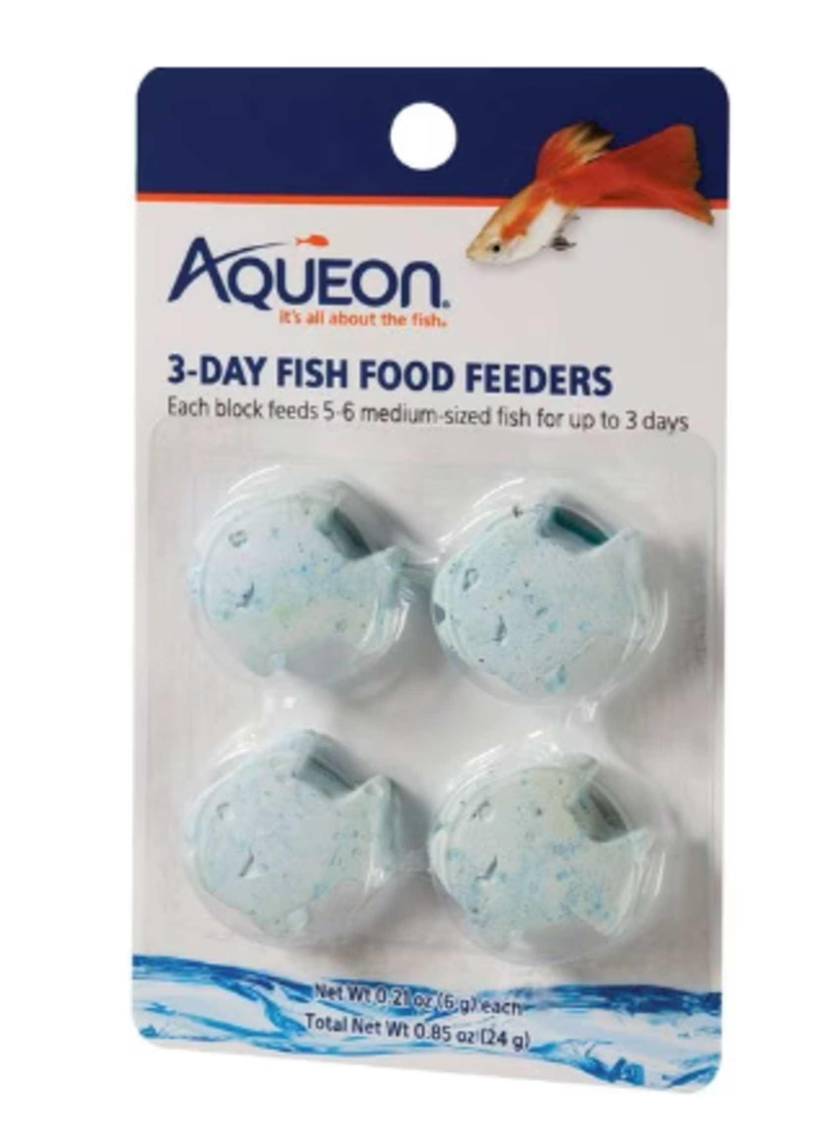 Aqueon Fish Feeder 3 day 4ct