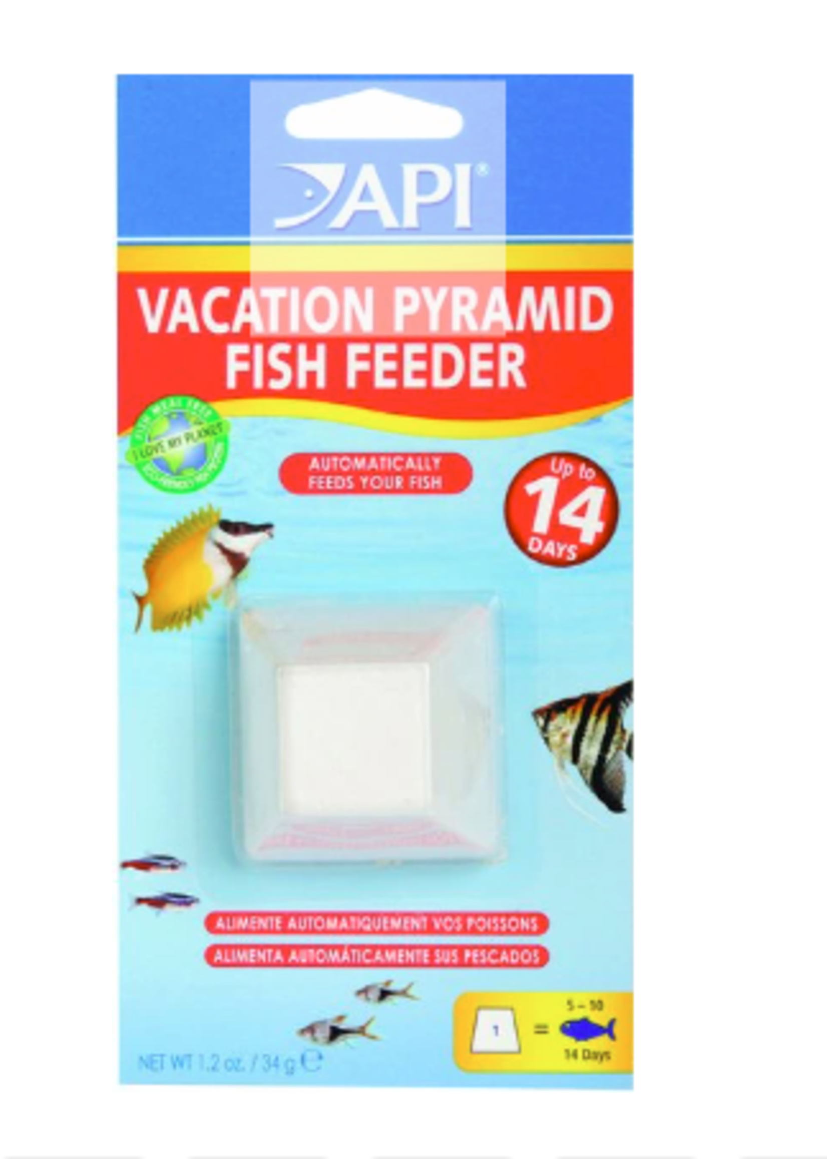 API API Vacation Pyramid Fish Feeder 1.2 oz