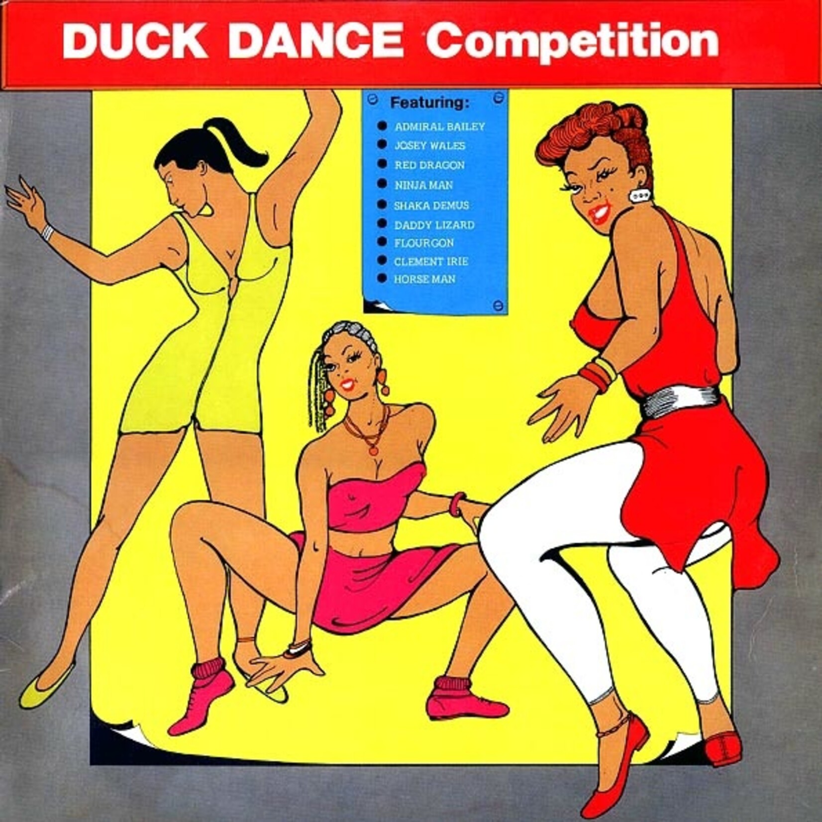 Admiral Bailey, Chaka Demus, Josey Wales, Flourgon, Etc. - Duck Dance Competition (VP) (Orig. Press)