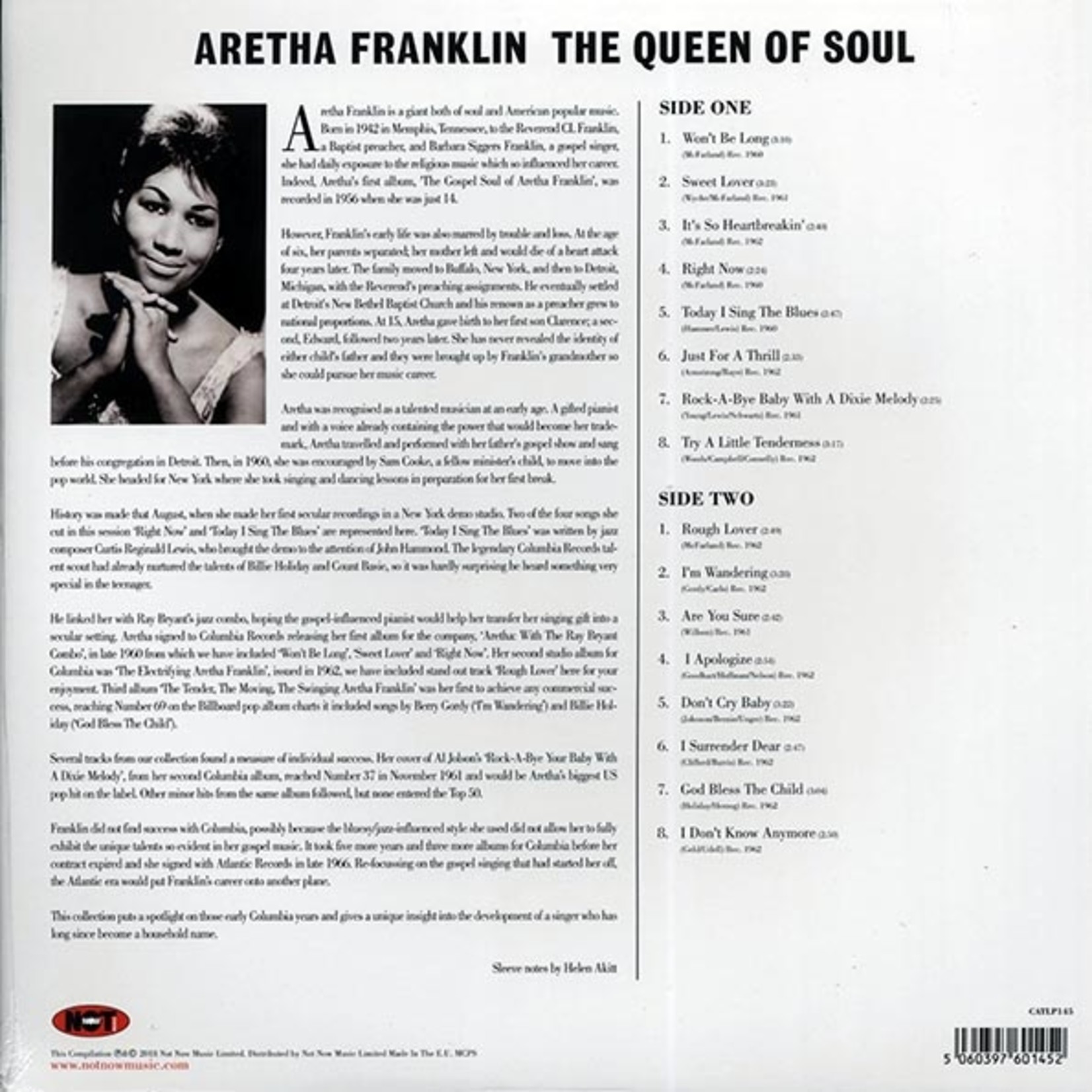 Aretha Franklin - The Queen Of Soul (Not Now Music) (180g)