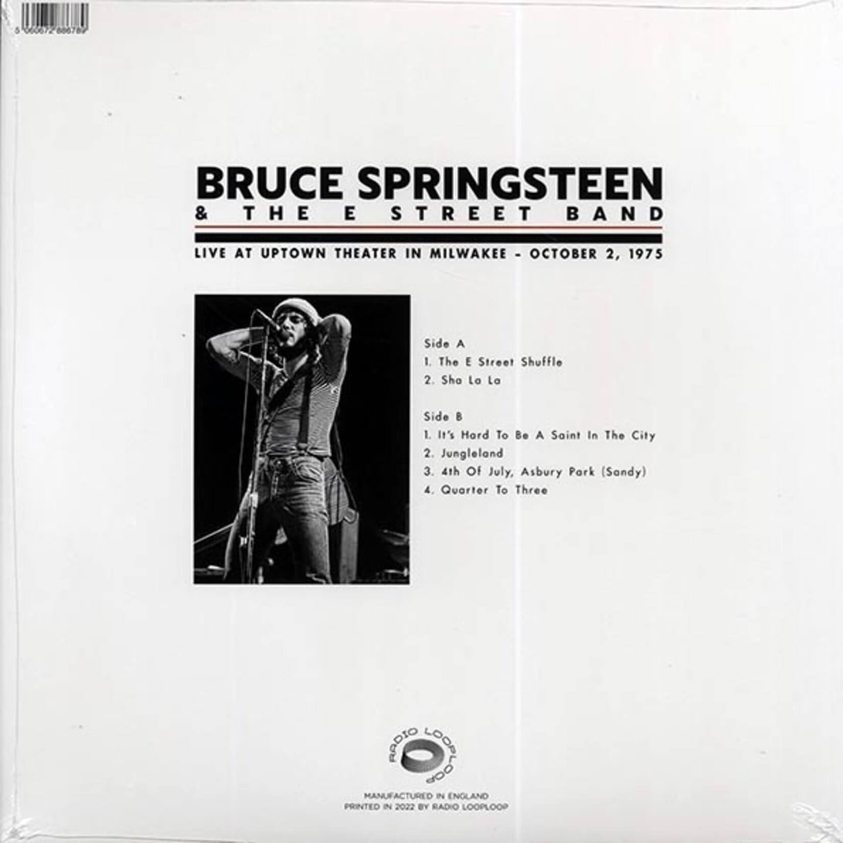 Bruce Springsteen & The E Street Band - Live At Uptown Theater In Milwaukee, October 2, 1975 (Radio Looploop)