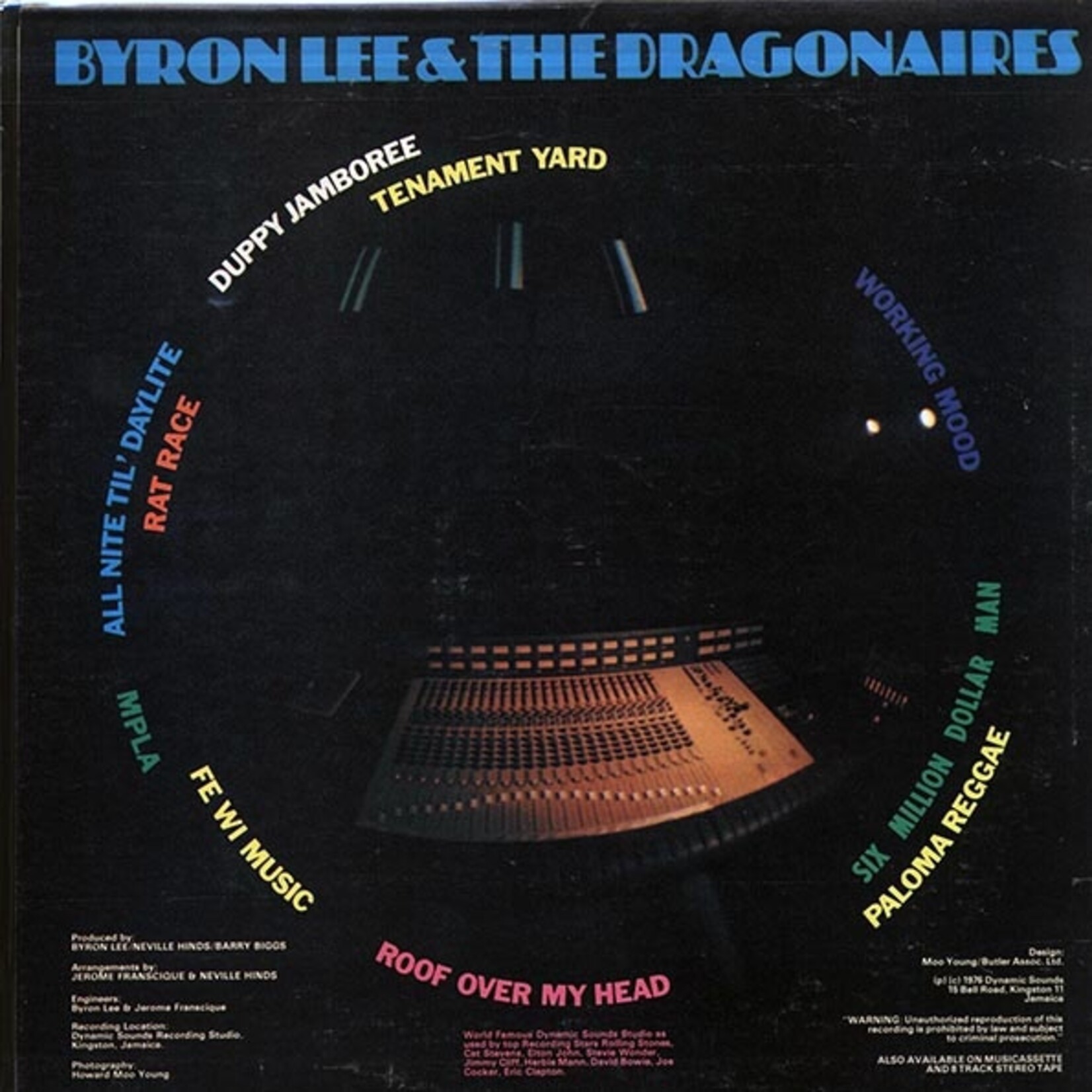 Byron Lee & The Dragonaires - Reggay International (Dynamic) (Orig. Press) (Tip-on)