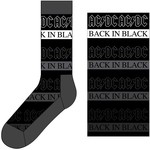 AC/DC Unisex Ankle Socks: Back In Black