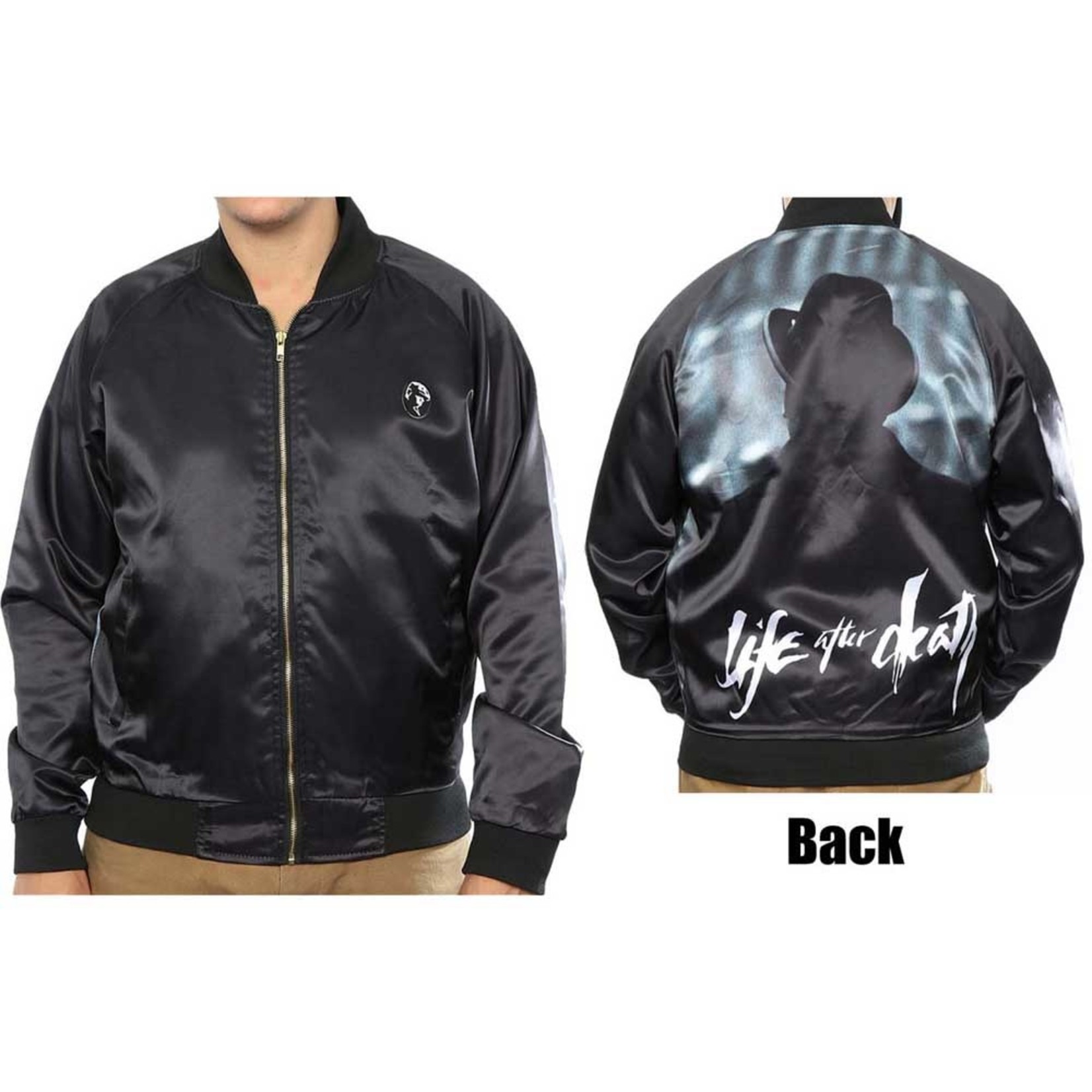 Biggie Smalls Unisex Bomber Jacket - Black