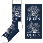 Queen Unisex Ankle Socks: White Crests