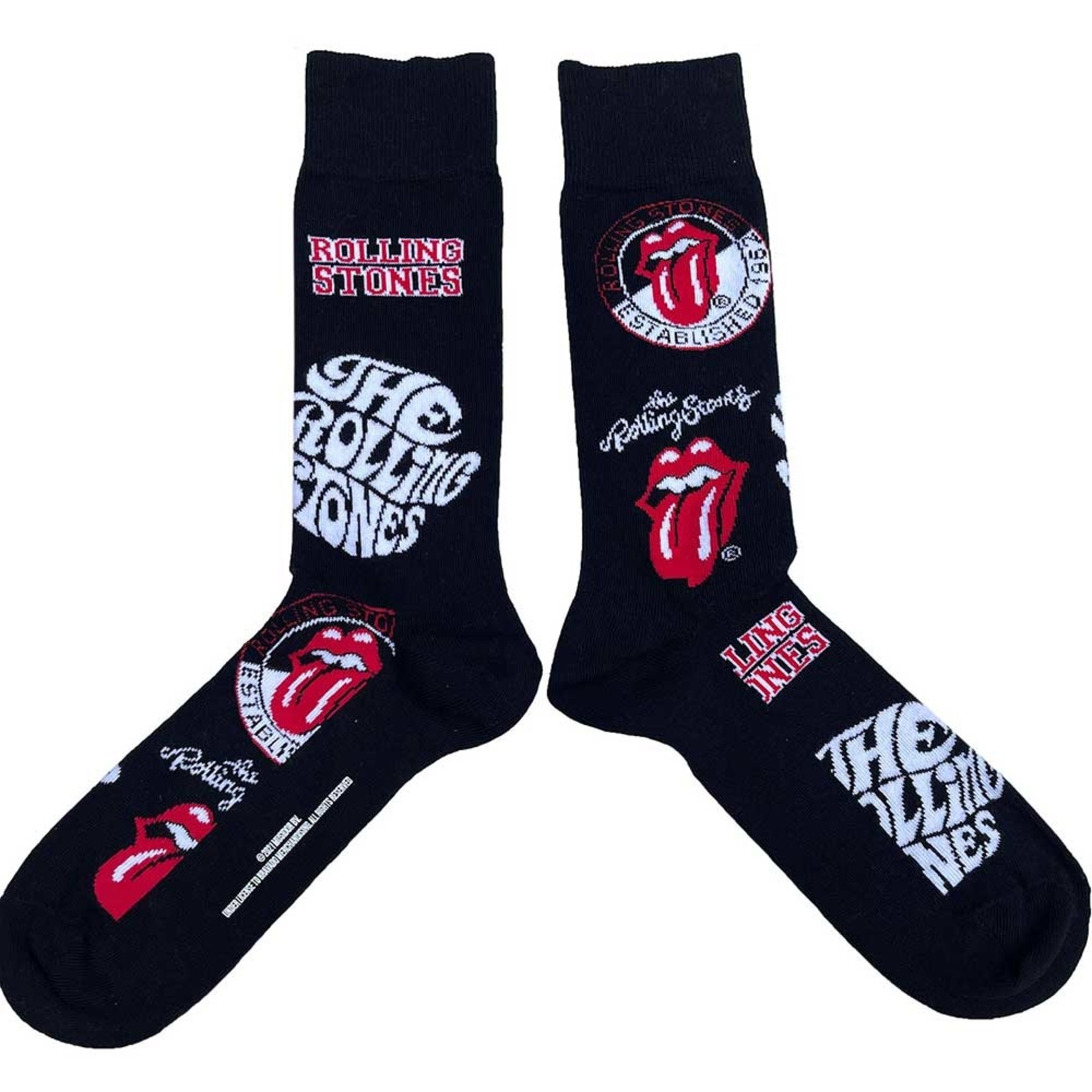 The Rolling Stones Unisex Ankle Socks: Logos