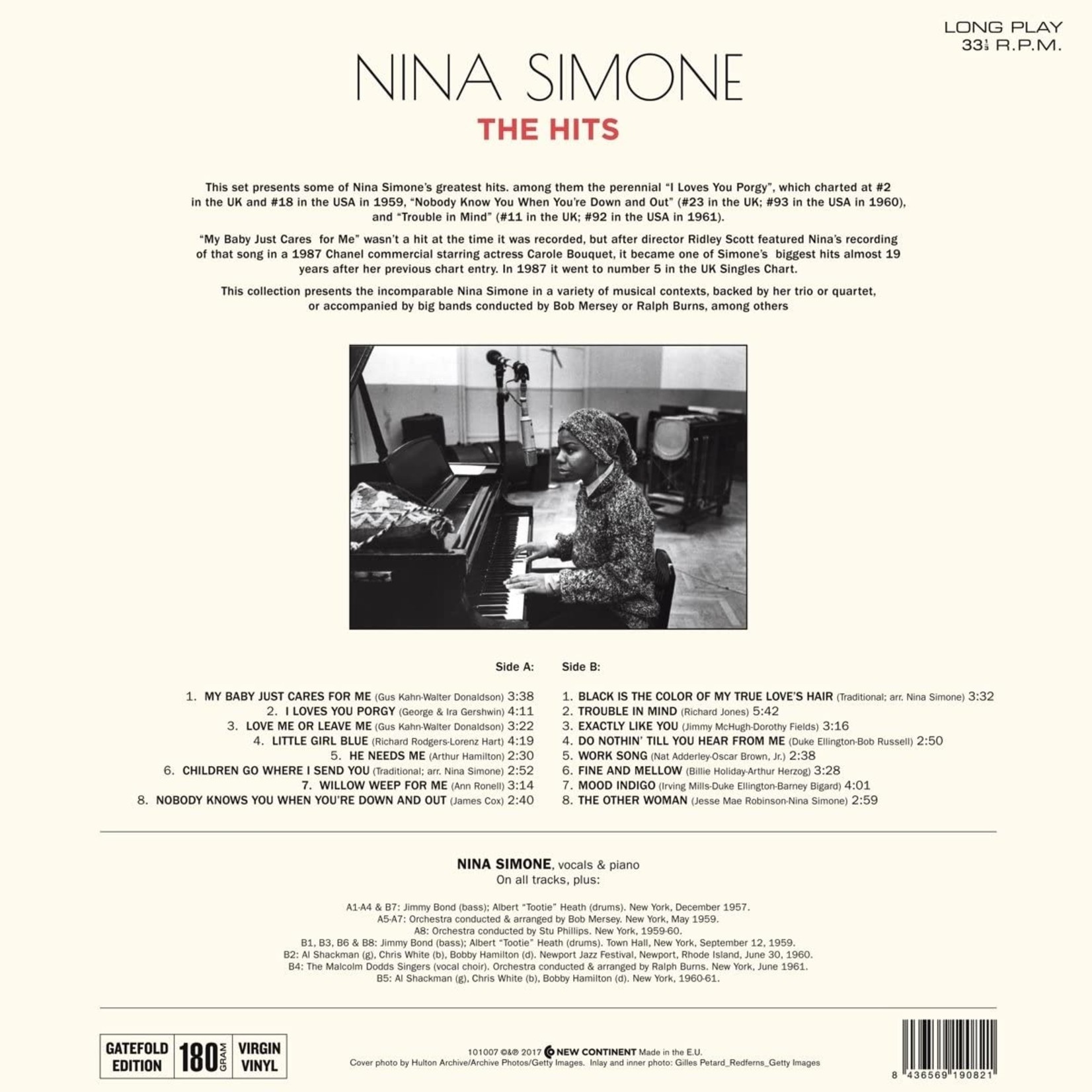 Nina Simone - The Hits (180g/gatefold)