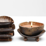 Backyard Candles - Engraved Coconut Candle Tray