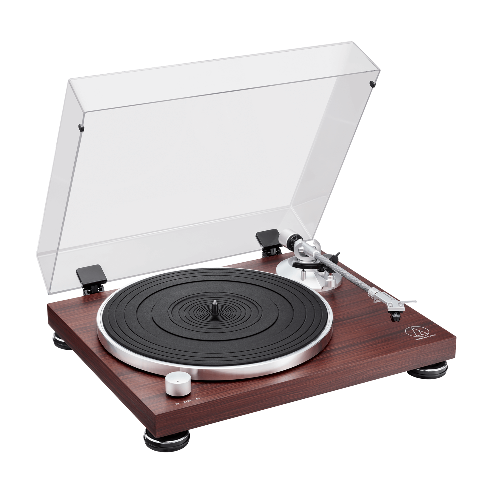 Audio-Technica AT-LPW50BT-RW - Manual Belt-Drive Turntable (Wireless & Analog)