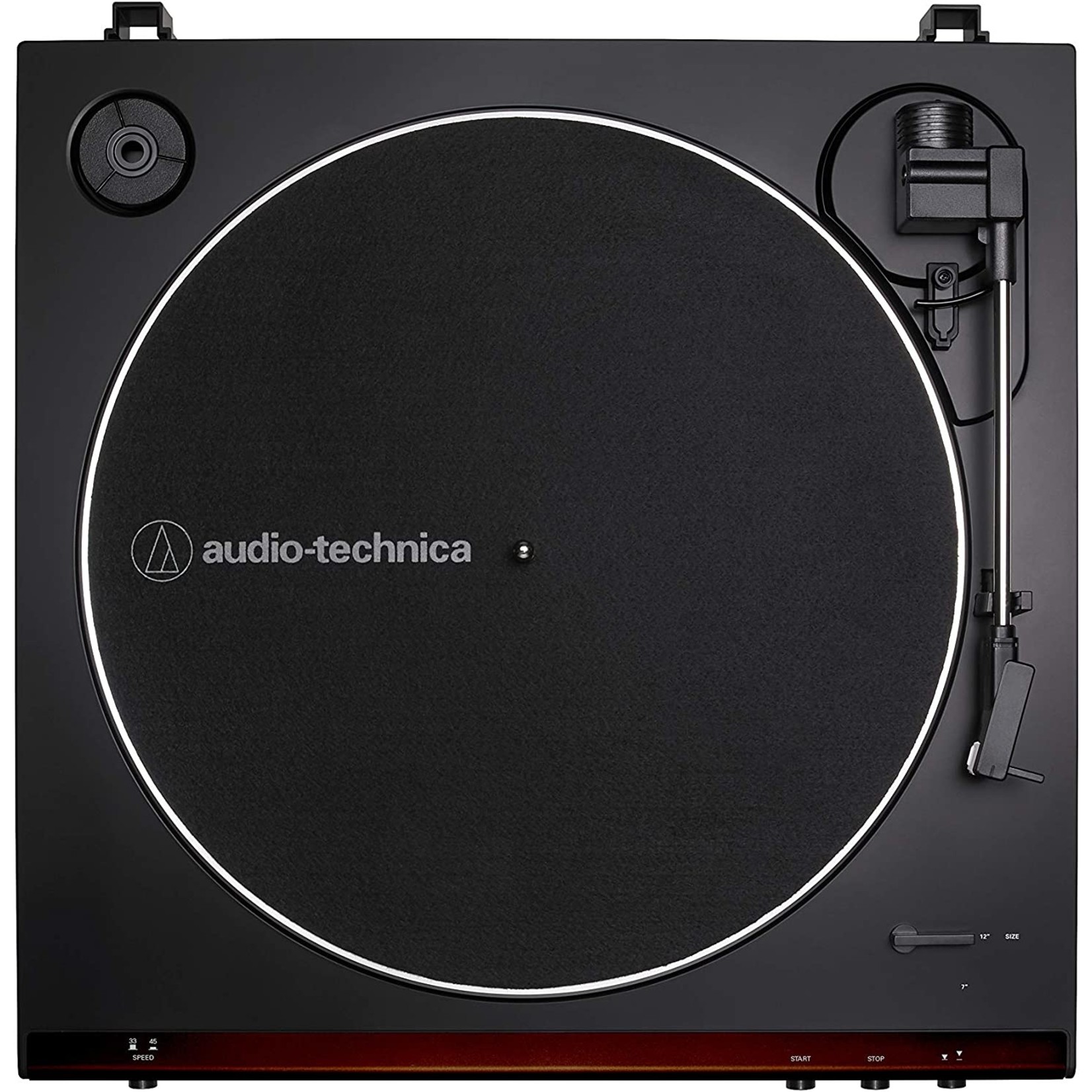 Audio-Technica AT-LP60X-BW - Fully Automatic Belt-Drive Turntable - Brown/Black