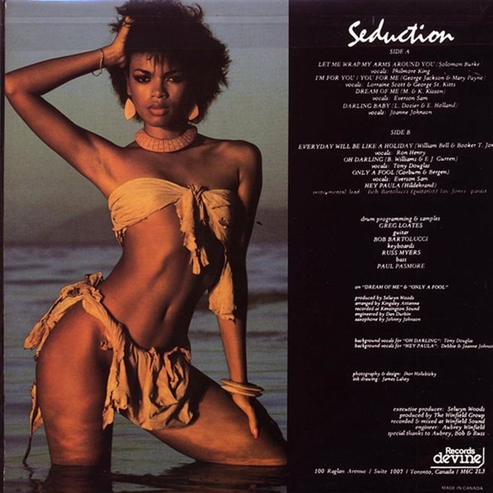 Tony Douglas, George Jackson, Philmore King, Etc. - Seduction Volume 1 (Devine Records) (Orig. Press)