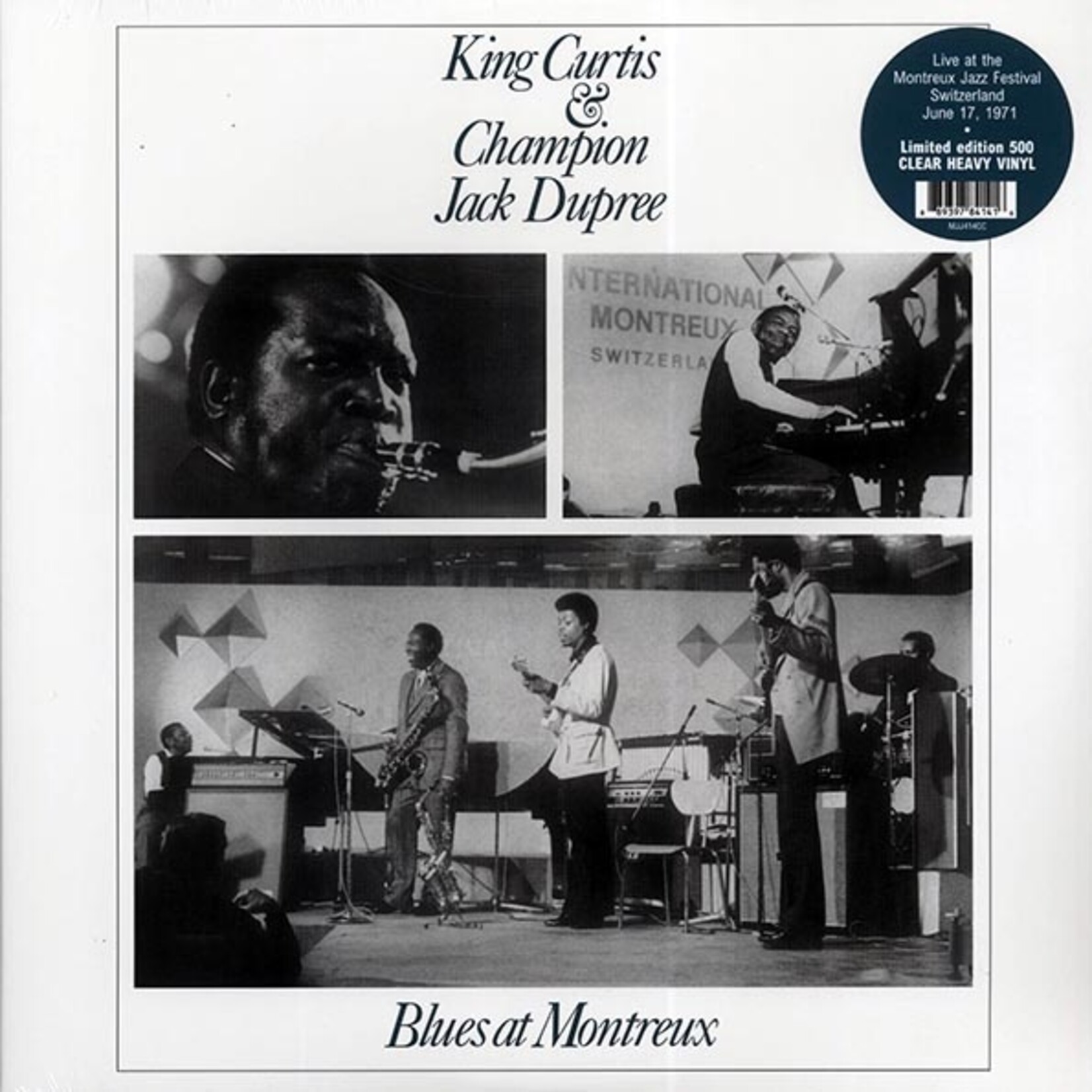 King Curtis, Champion Jack Dupree - Blues At Montreux (Klimt) (Ltd. 500 Copies) (180g) (Colored vinyl (clear))