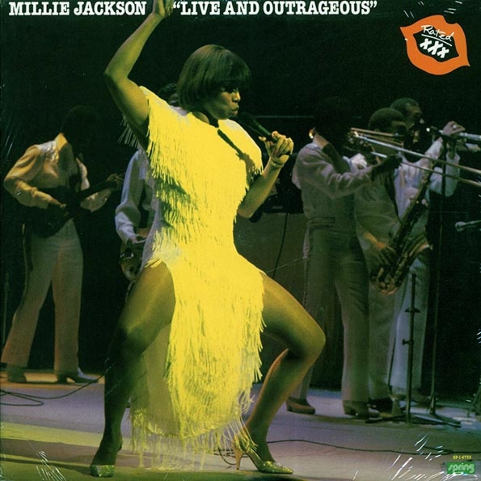 Millie Jackson - Live And Outrageous Rated XXX (Original Jamaican Press) (Spring Records Jamaica) (Orig. Press)