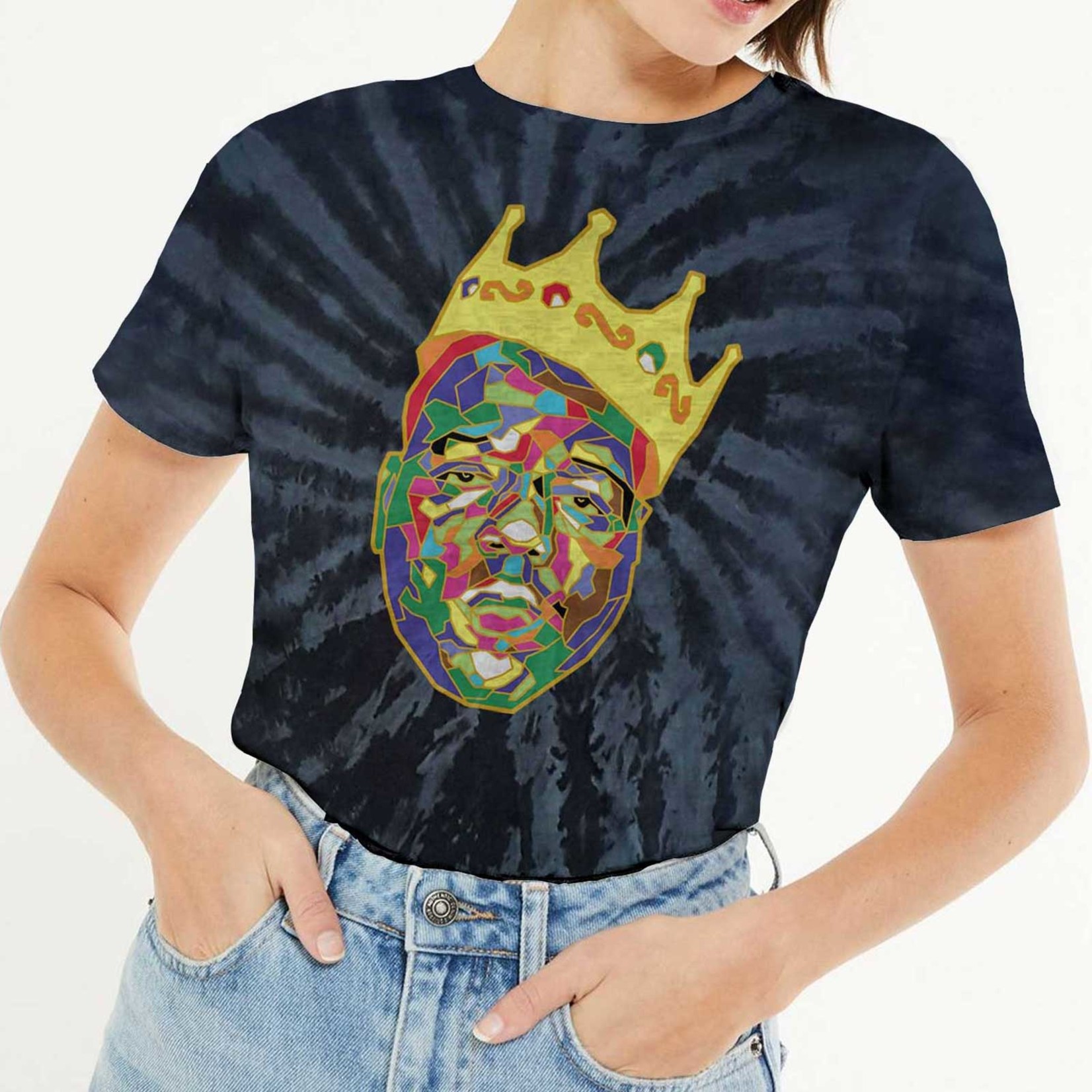 Biggie Smalls Unisex T-shirt Crown (Wash Collection)