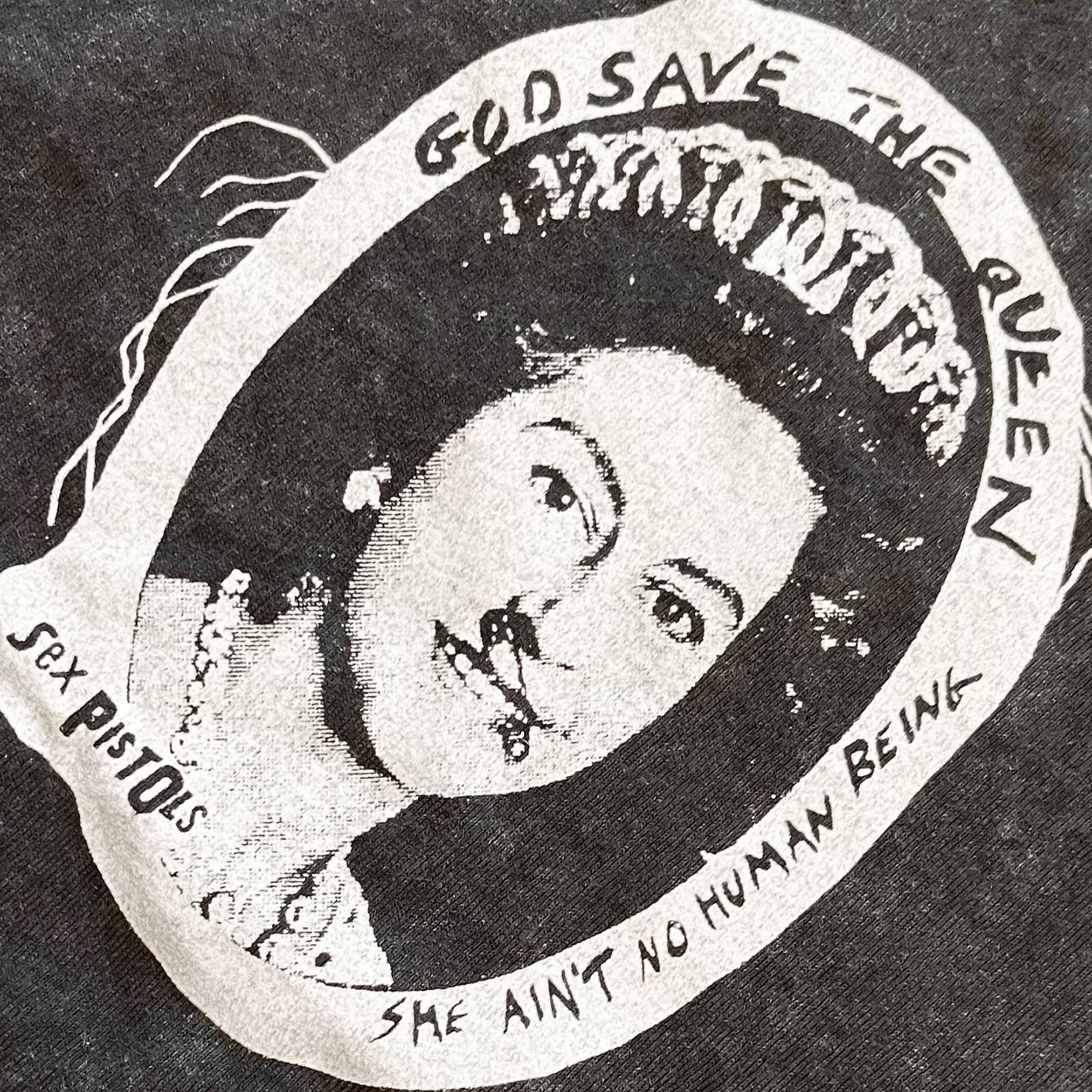 The Sex Pistols Ladies Crop Top: God Save The Queen (Wash Collection)