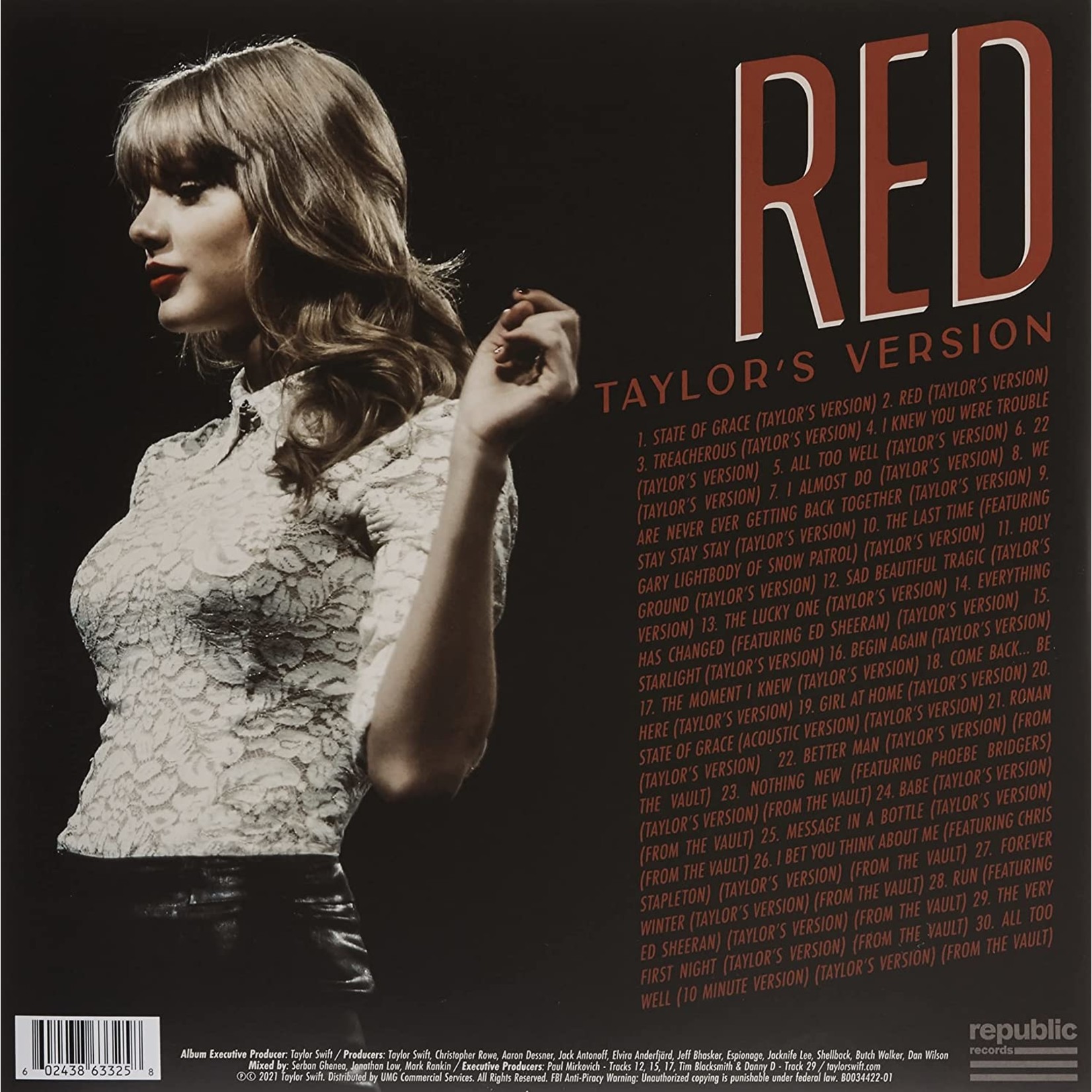 Taylor Swift - Red (Taylor's Version) (4LP)