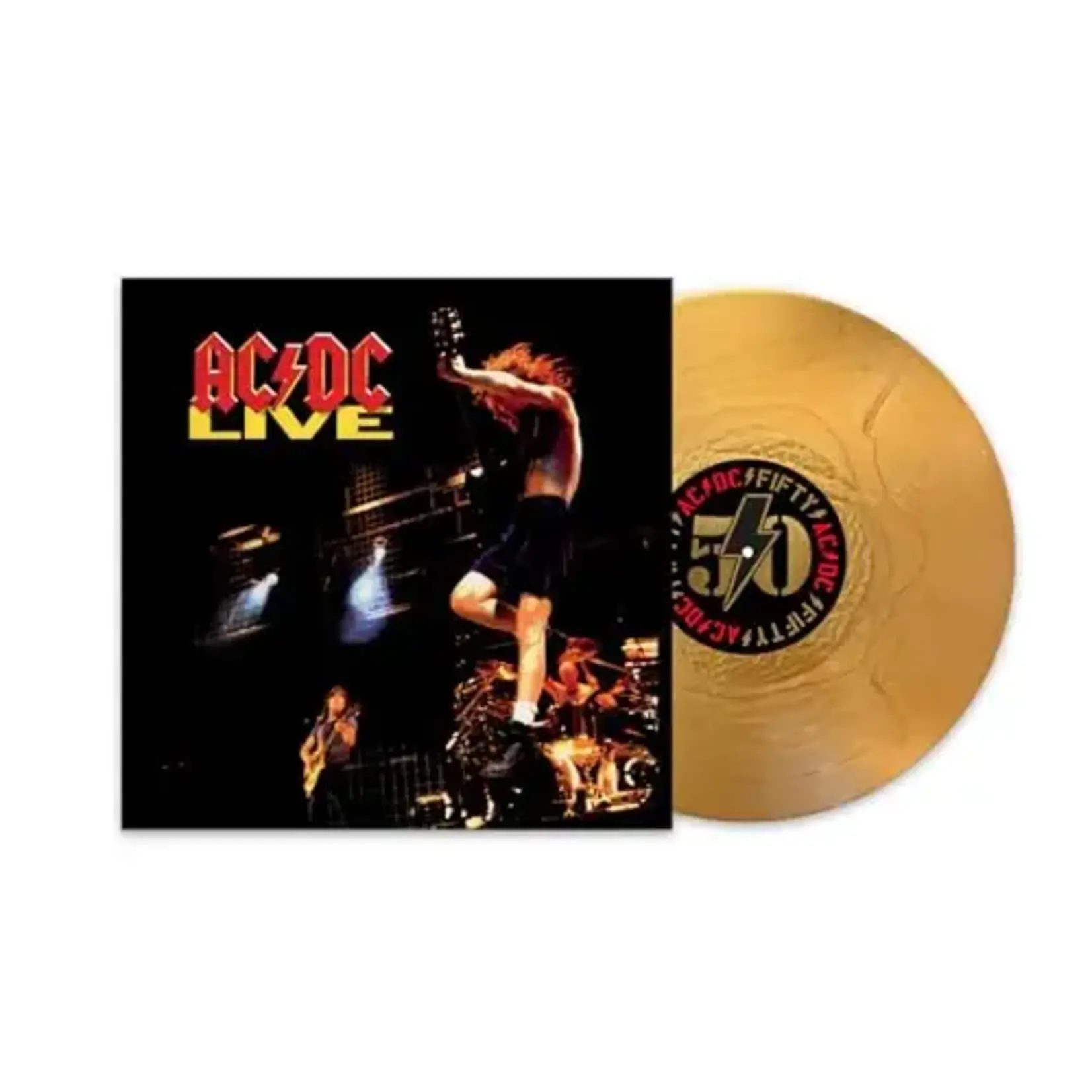 AC/DC - Live (50th Anniversary Gold Color Vinyl)