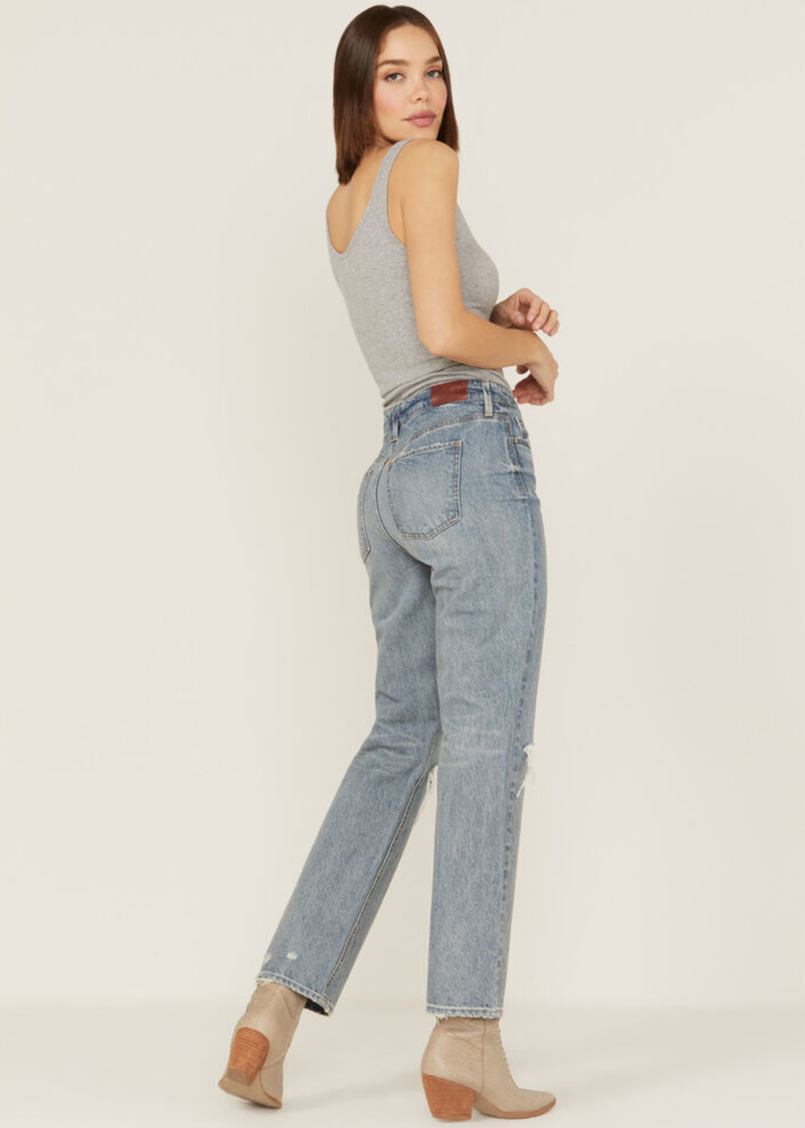 Unpublished Unpublished Willa Ripped Jeans - Medium Blue