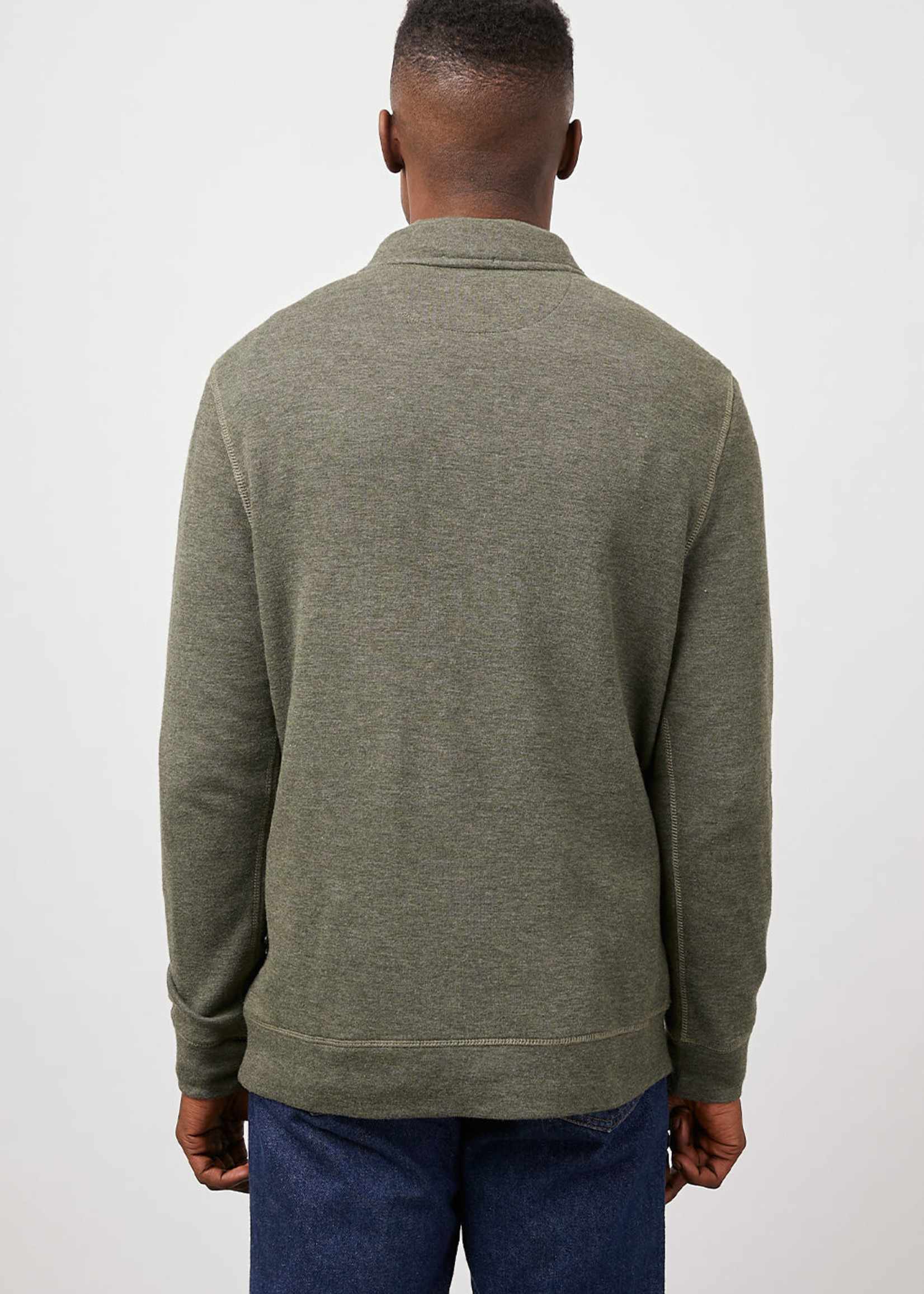 Rails Rails Gavin Half Zip - Olive Charcoal