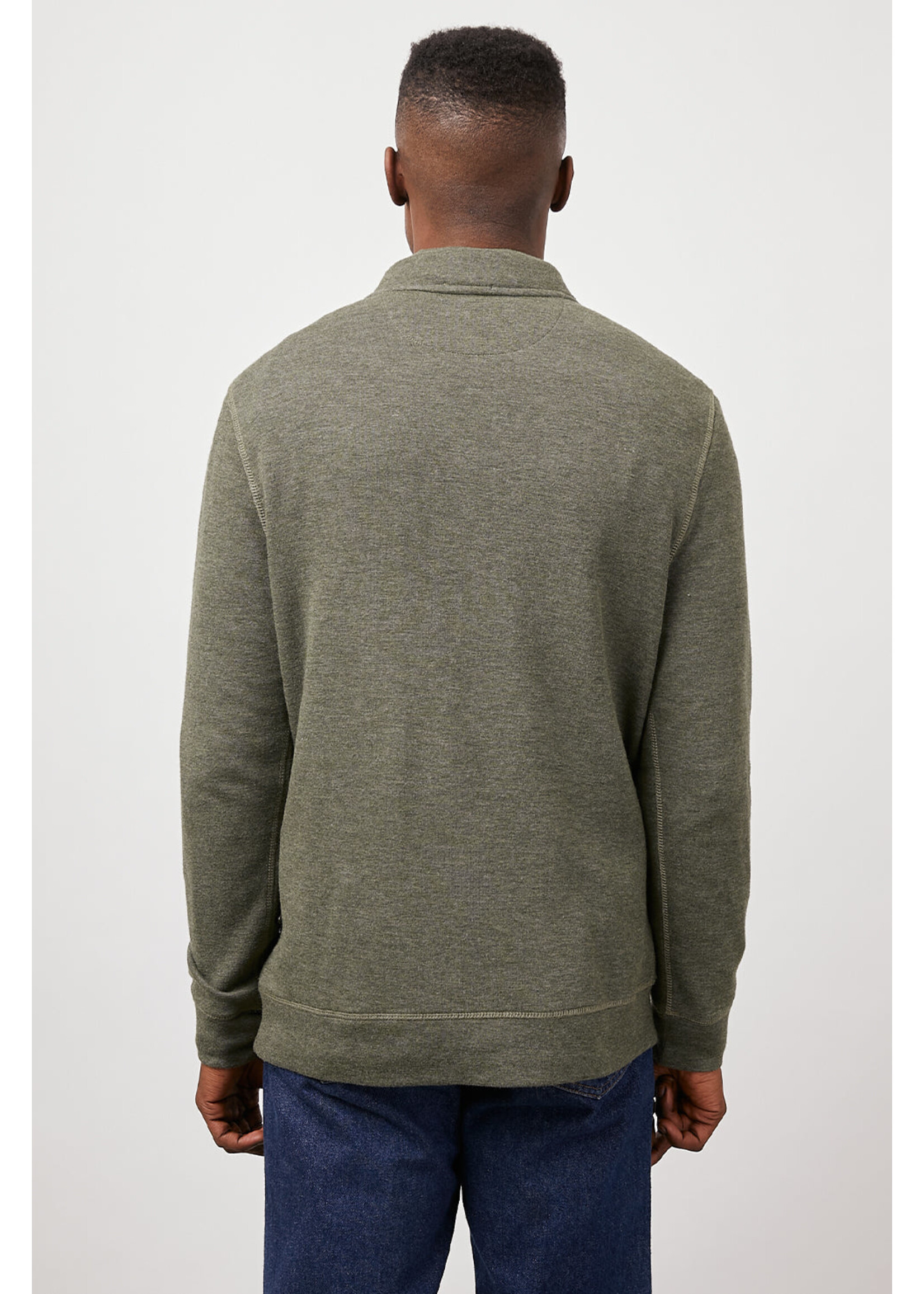 Rails Rails Gavin Half Zip - Olive Charcoal