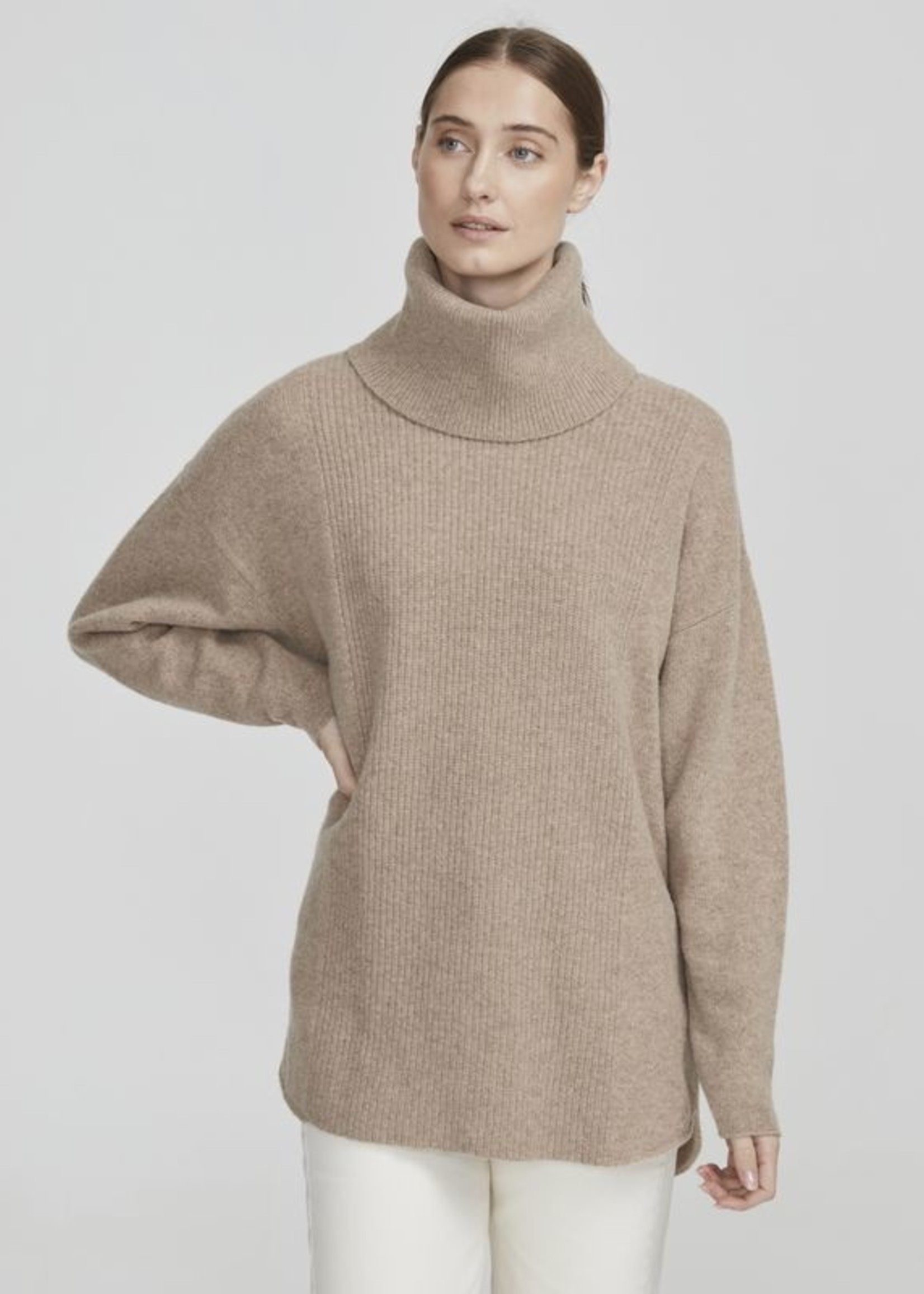 Holebrook Holebrook Estrid Rollneck - Khaki