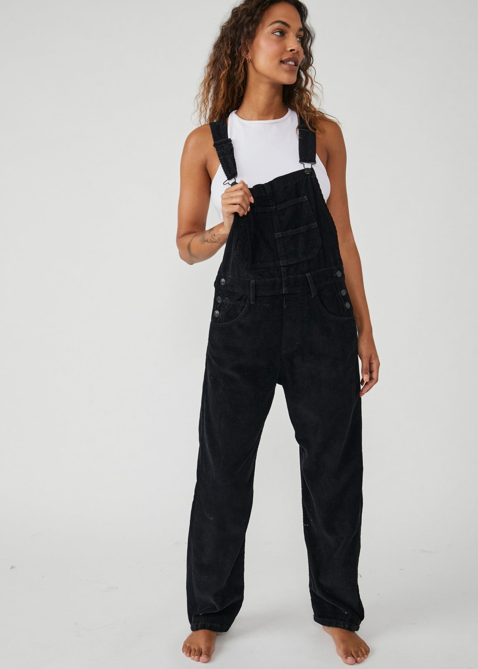 Free People FP Ziggy Cord Overall