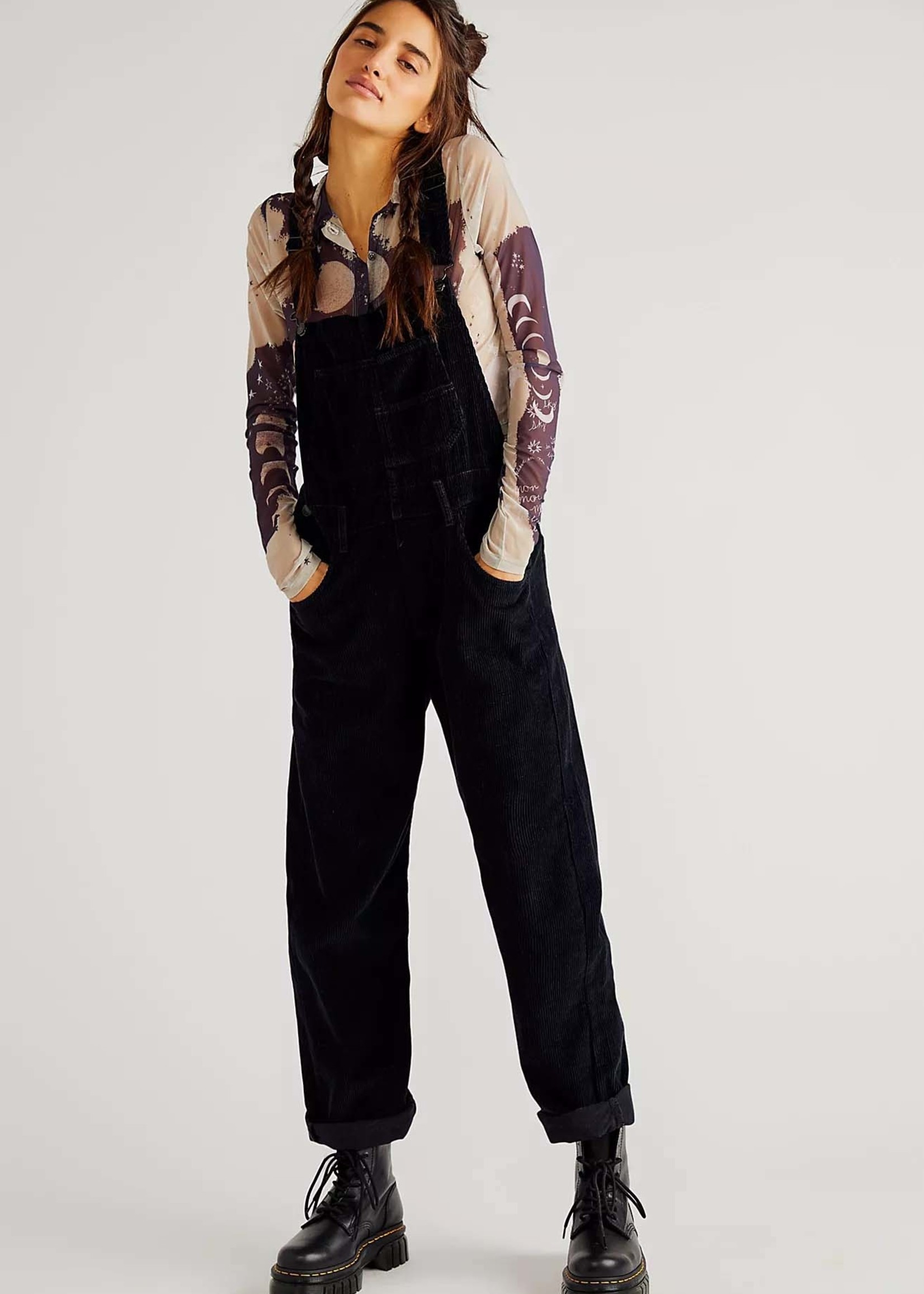 Free People FP Ziggy Cord Overall