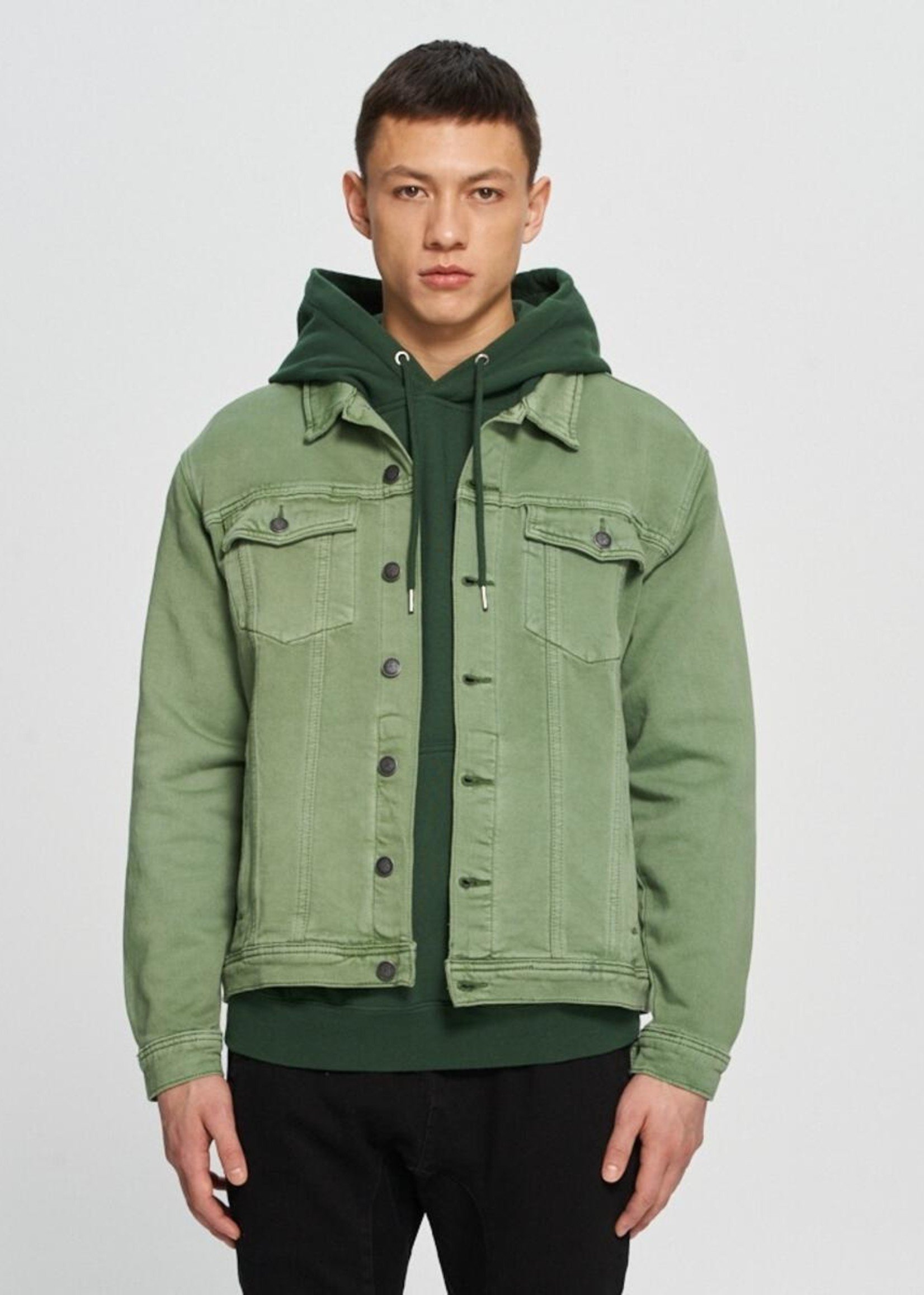 Kuwalla Knit Denim Jacket Kuwalla - Sage