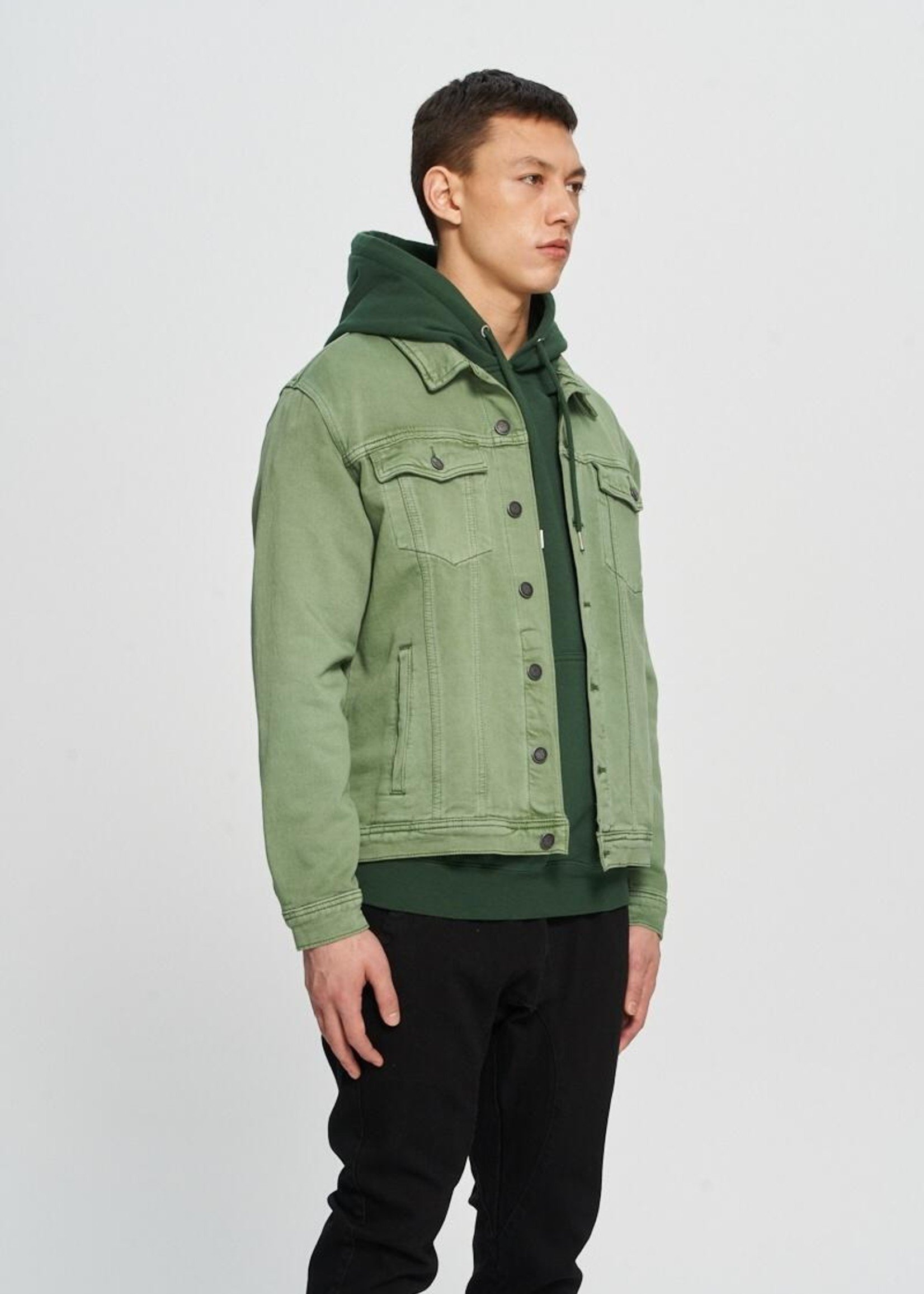 Kuwalla Knit Denim Jacket Kuwalla - Sage