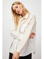 Rails Rails Chemise Arlo - Bloc De Couleur Ivoire